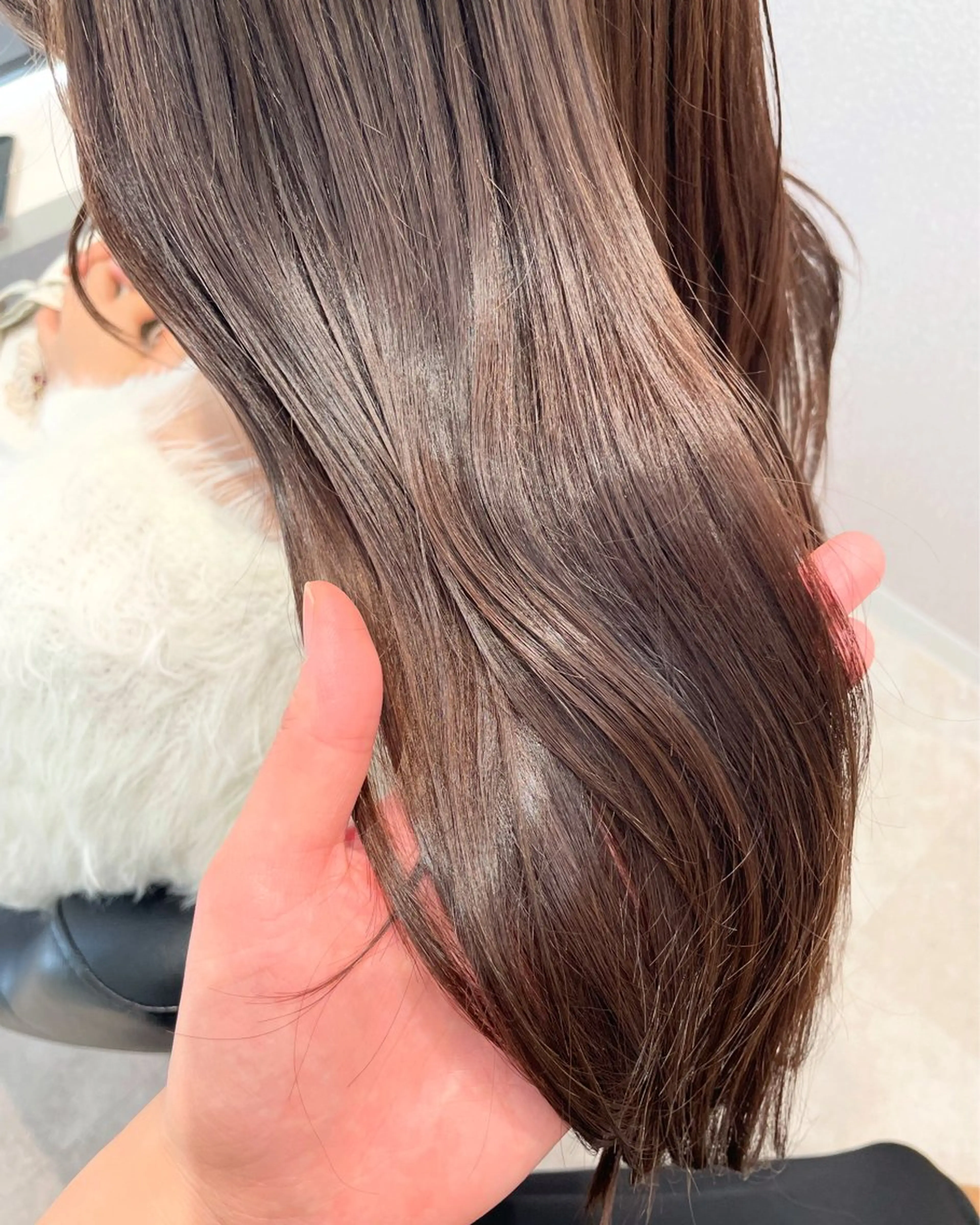 ☾ NO.3 menu ☽〖髪質改善〗カット＋カラー＋サイエンスアクアTr 🫧の写真