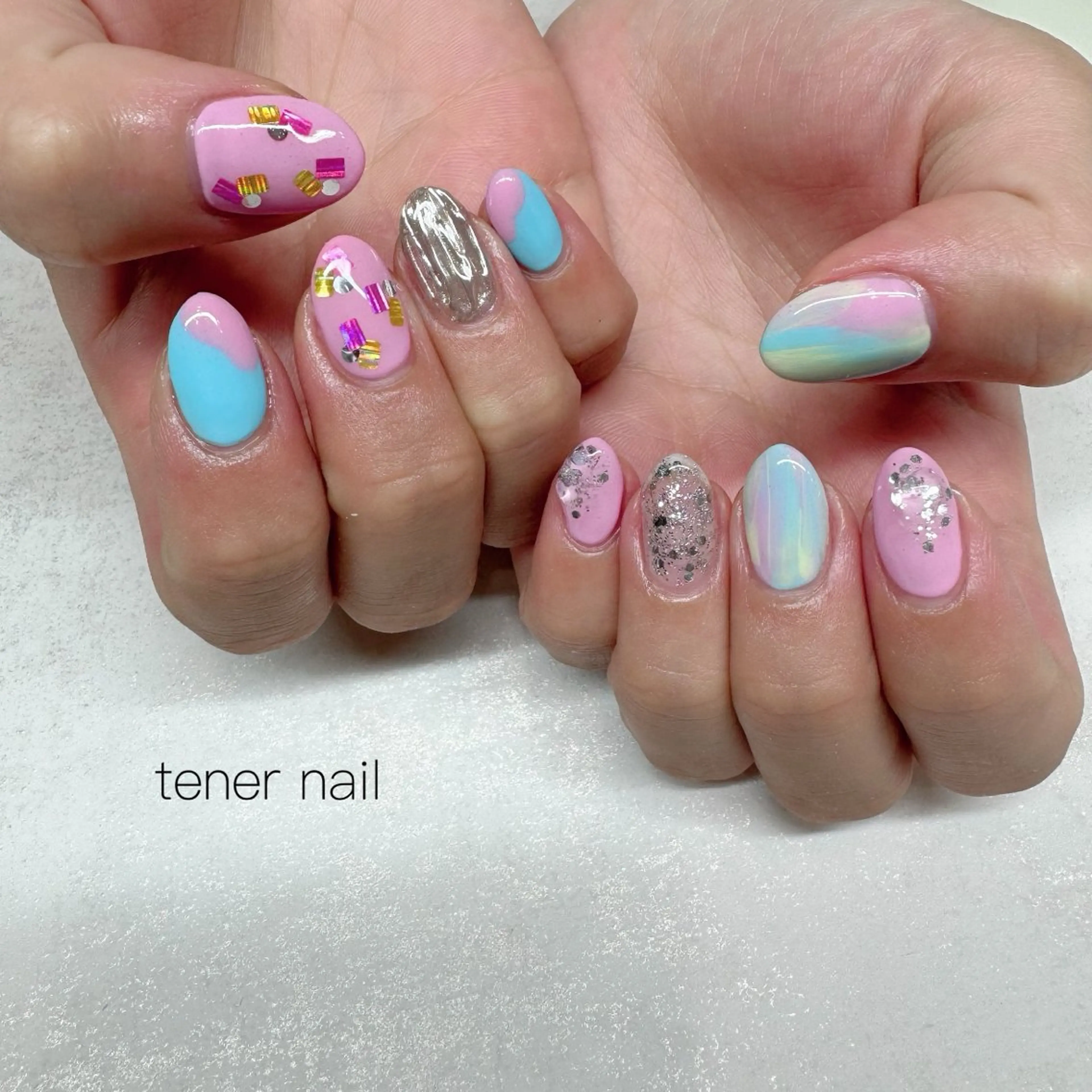 ネイル ニュアンスネイル ハンドネイル tener  nail  テネルネイル所属・テネルネイル tener nailのネイルデザイン