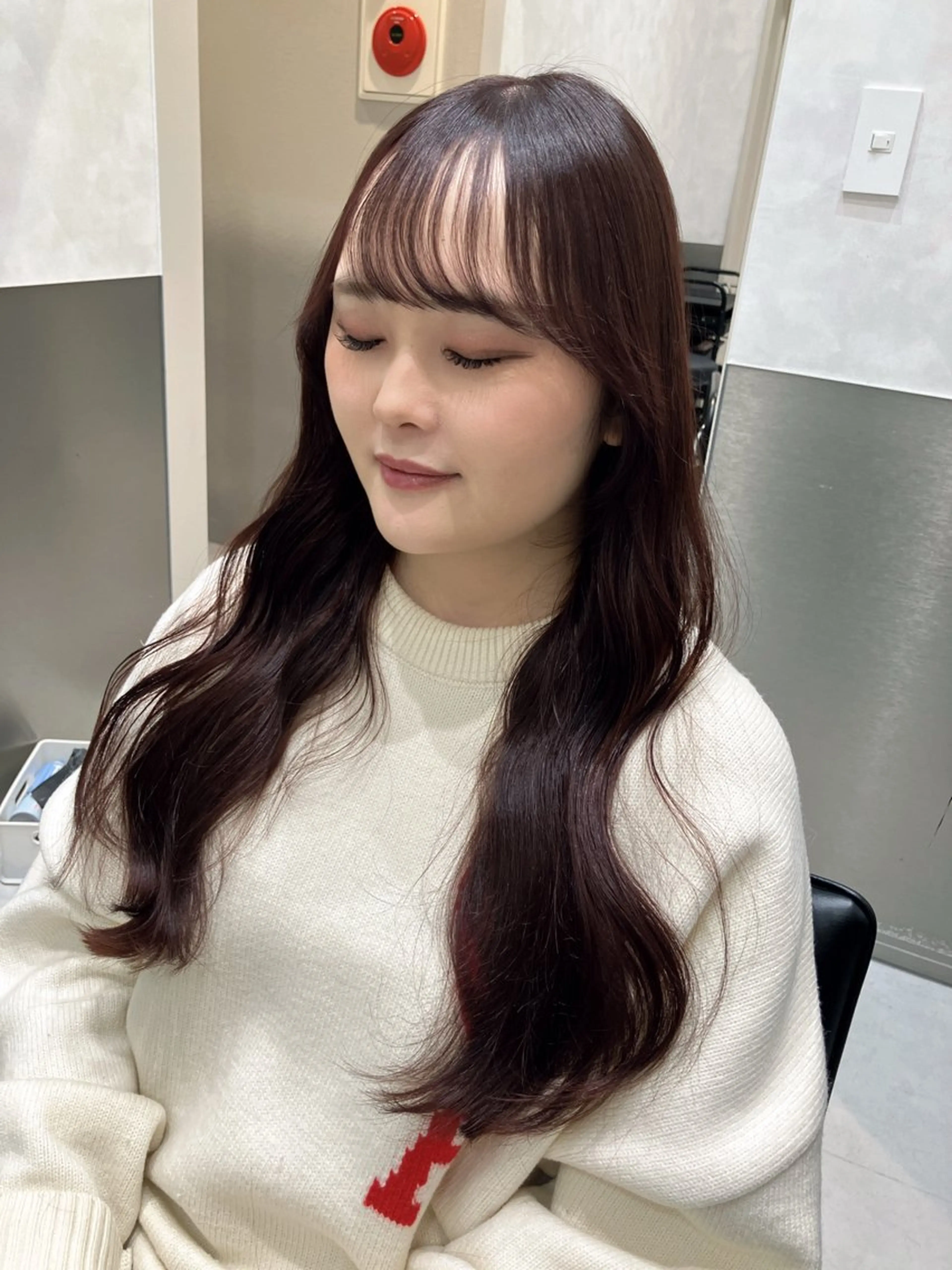 ロング カラー カット ヘアカラー トリートメント GO TODAY SHAIRE SALON原宿vita店舗所属・🩷完全マンツーマン 💖ASAHIのヘアスタイル