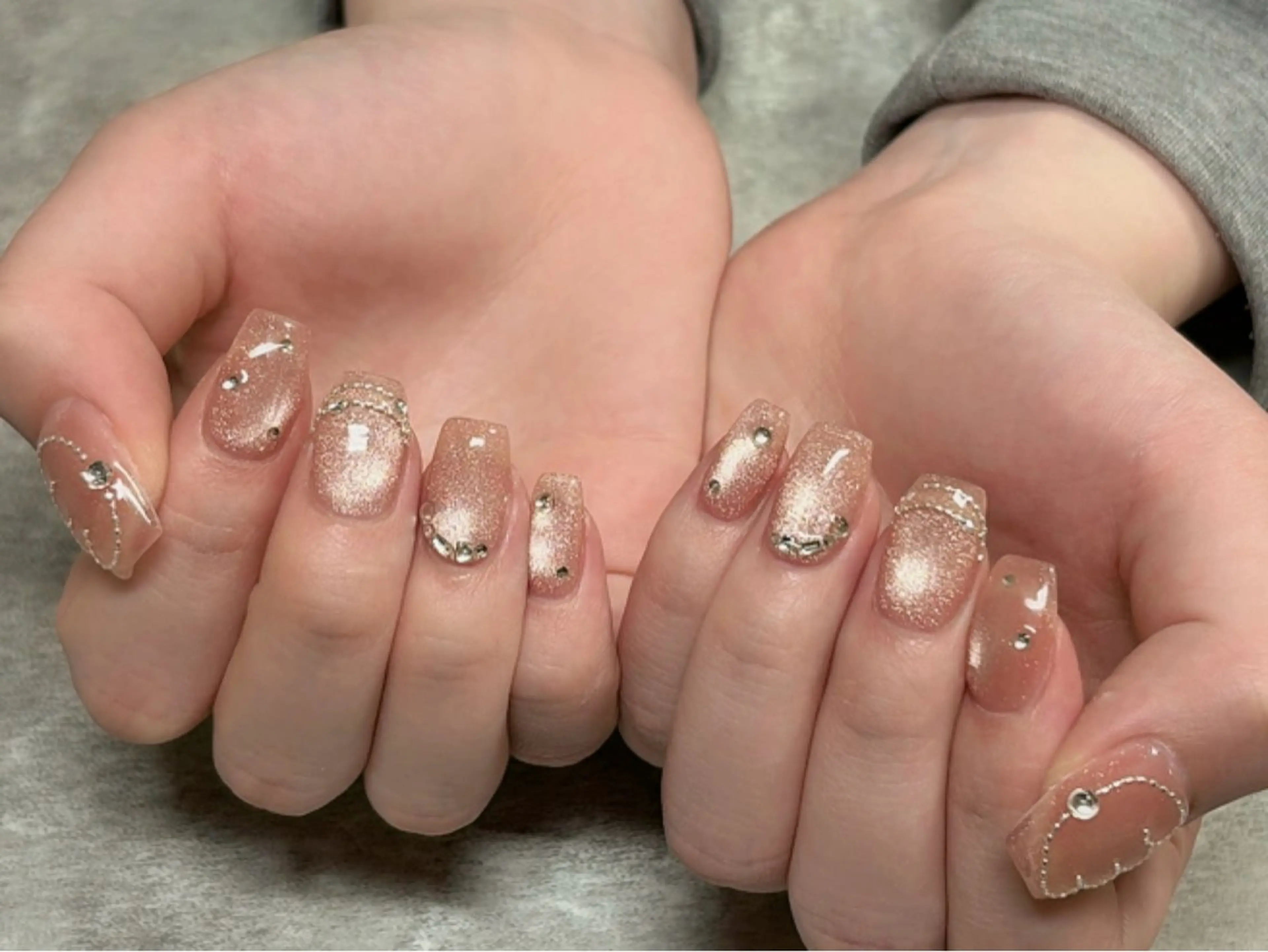 ネイル ハンドネイル Protea きぬがわ らむのネイルデザイン