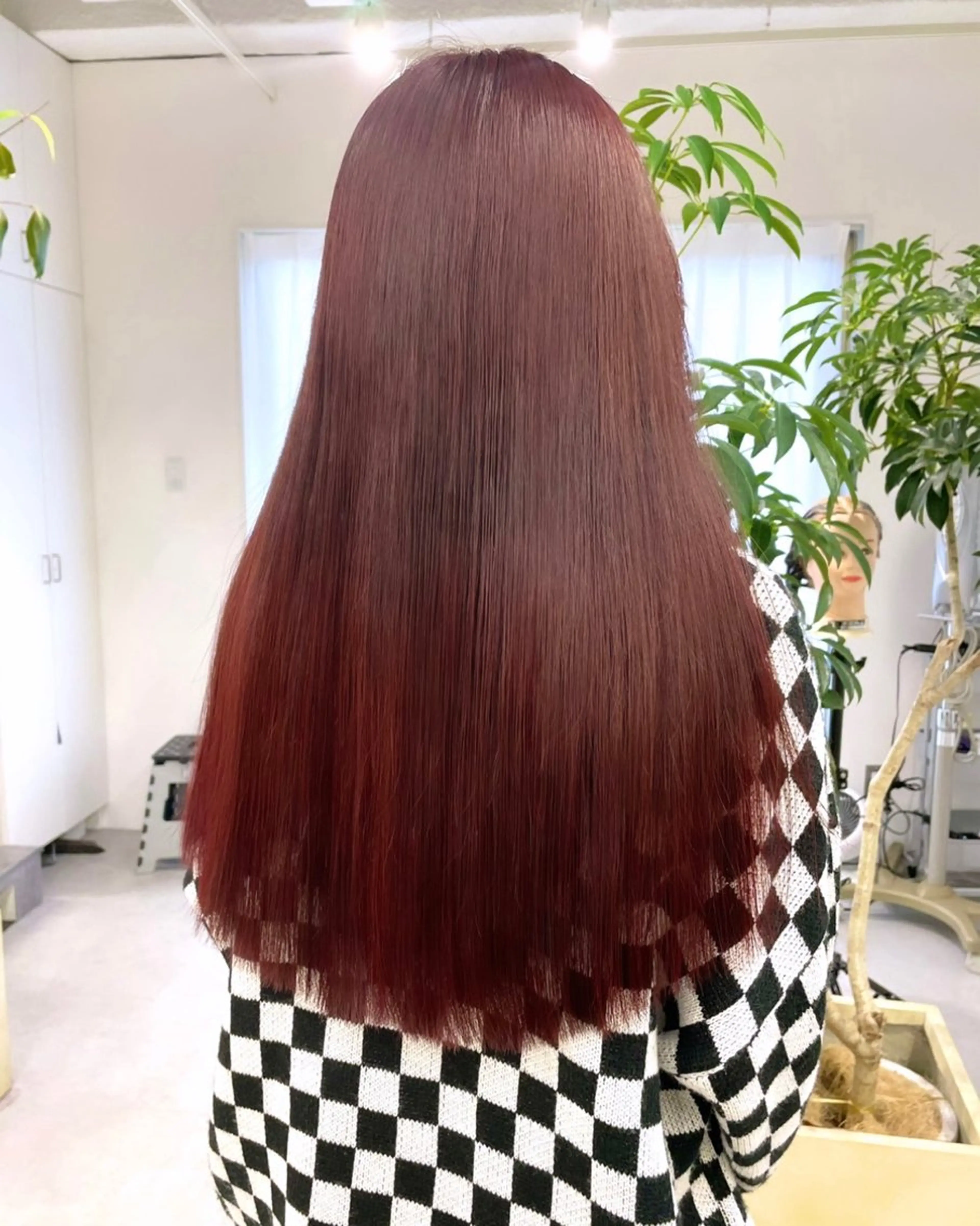 ロング カラー デザインパーマ/ 艶カラー/ボブのヘアスタイル