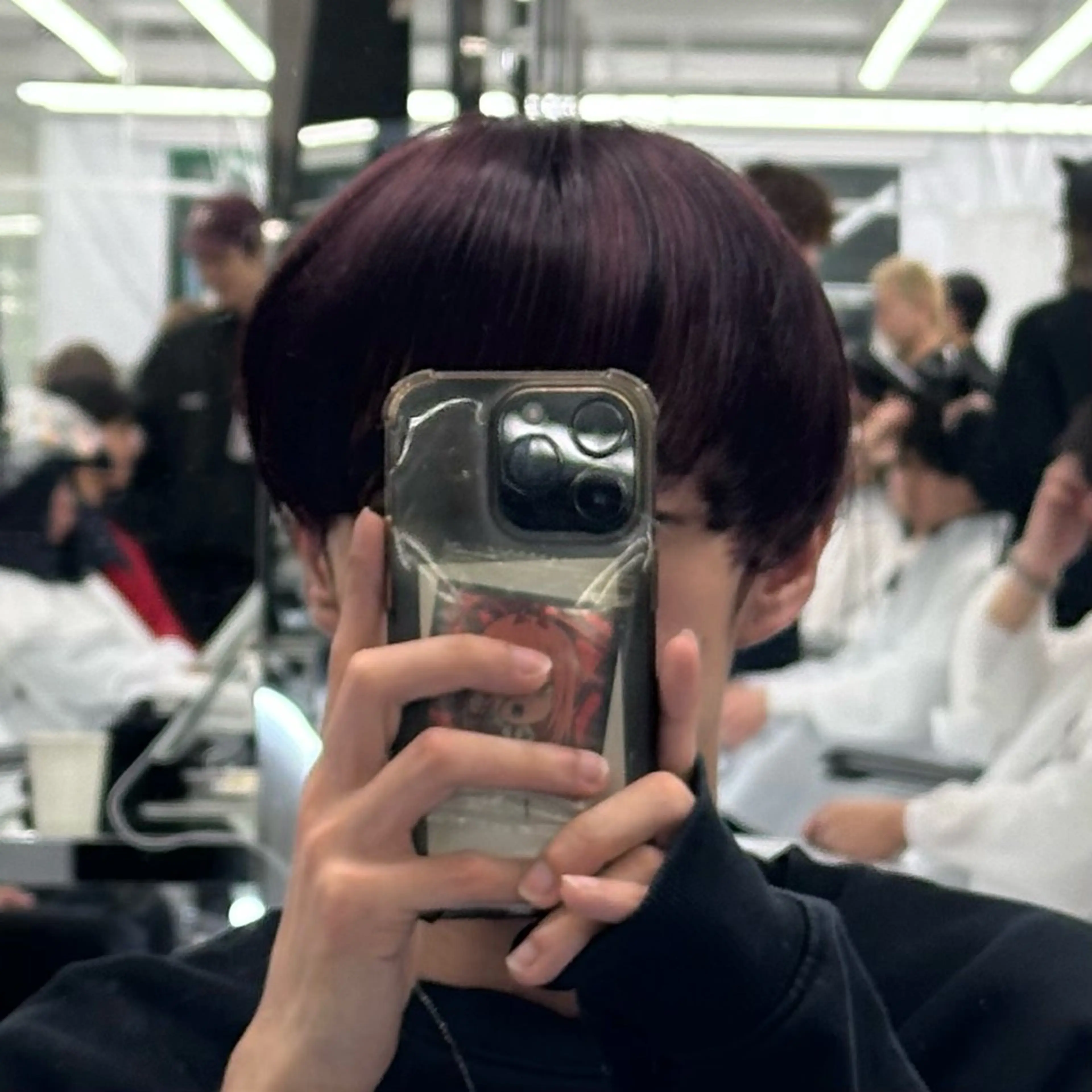 ショート カラー メンズ ボルドーカラー レッドカラー ヘアカラー ♥️モテ髪美容師♠️ REIのヘアスタイル