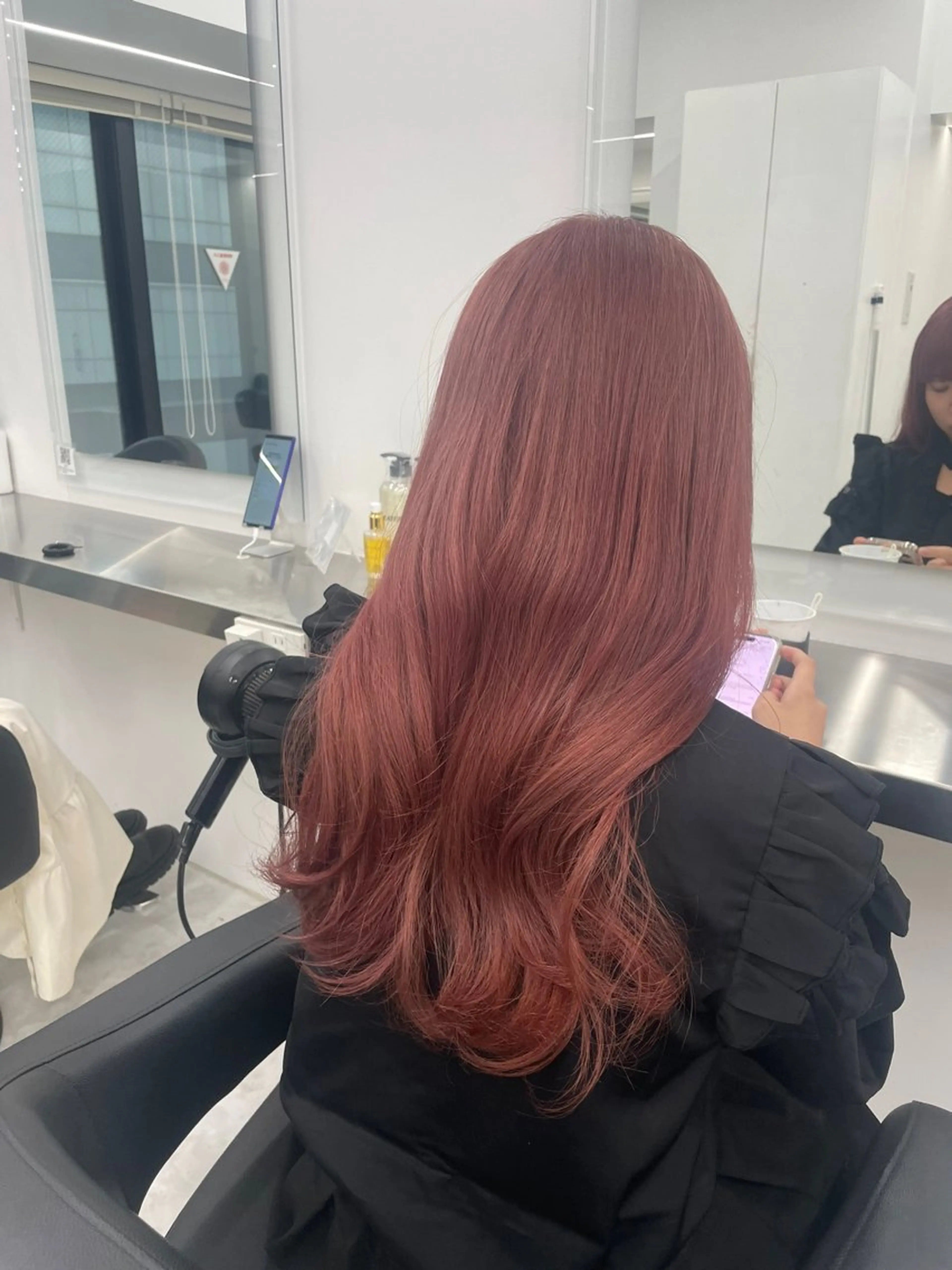 ロング カラー 中韓レイヤー/ ブラウン🤎はやとのヘアスタイル