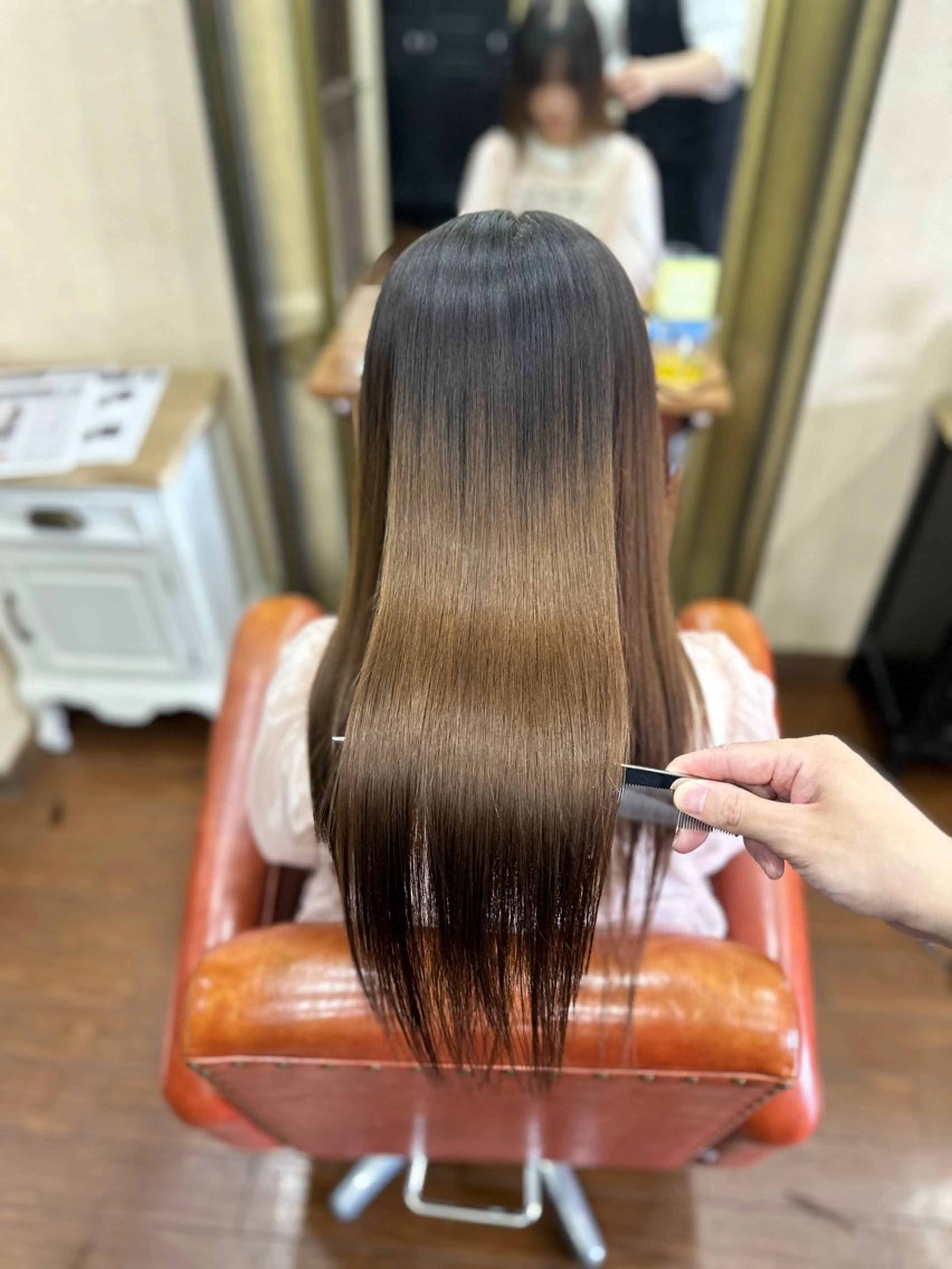 ロング 由谷 祥伍のヘアスタイル