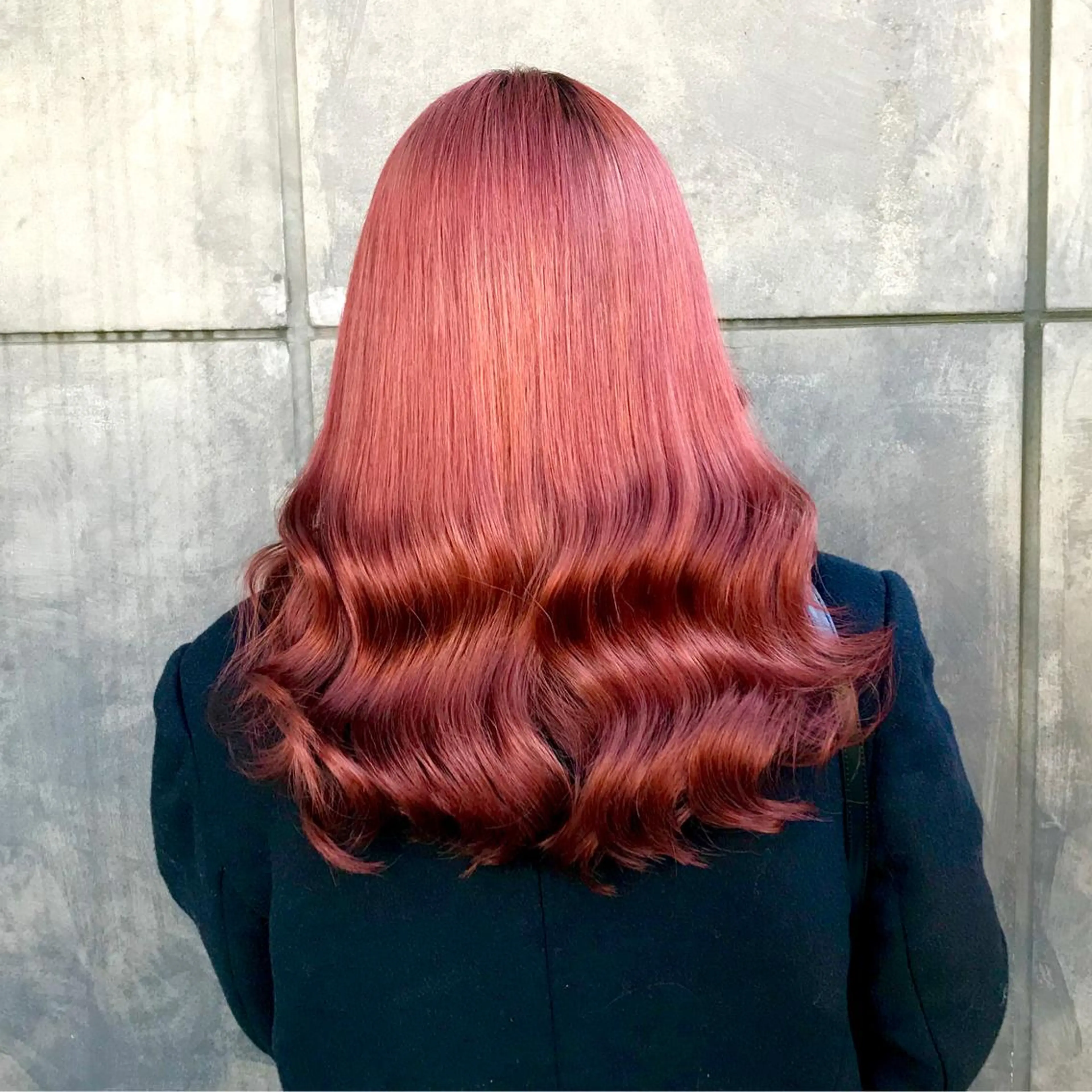 ロング カラー ブリーチ オレンジ ヨシンモリ ムルギョル巻き 韓国風ヘア サロウィン所属・K-POP好き美容師 🇰🇷Kai.Yのヘアスタイル