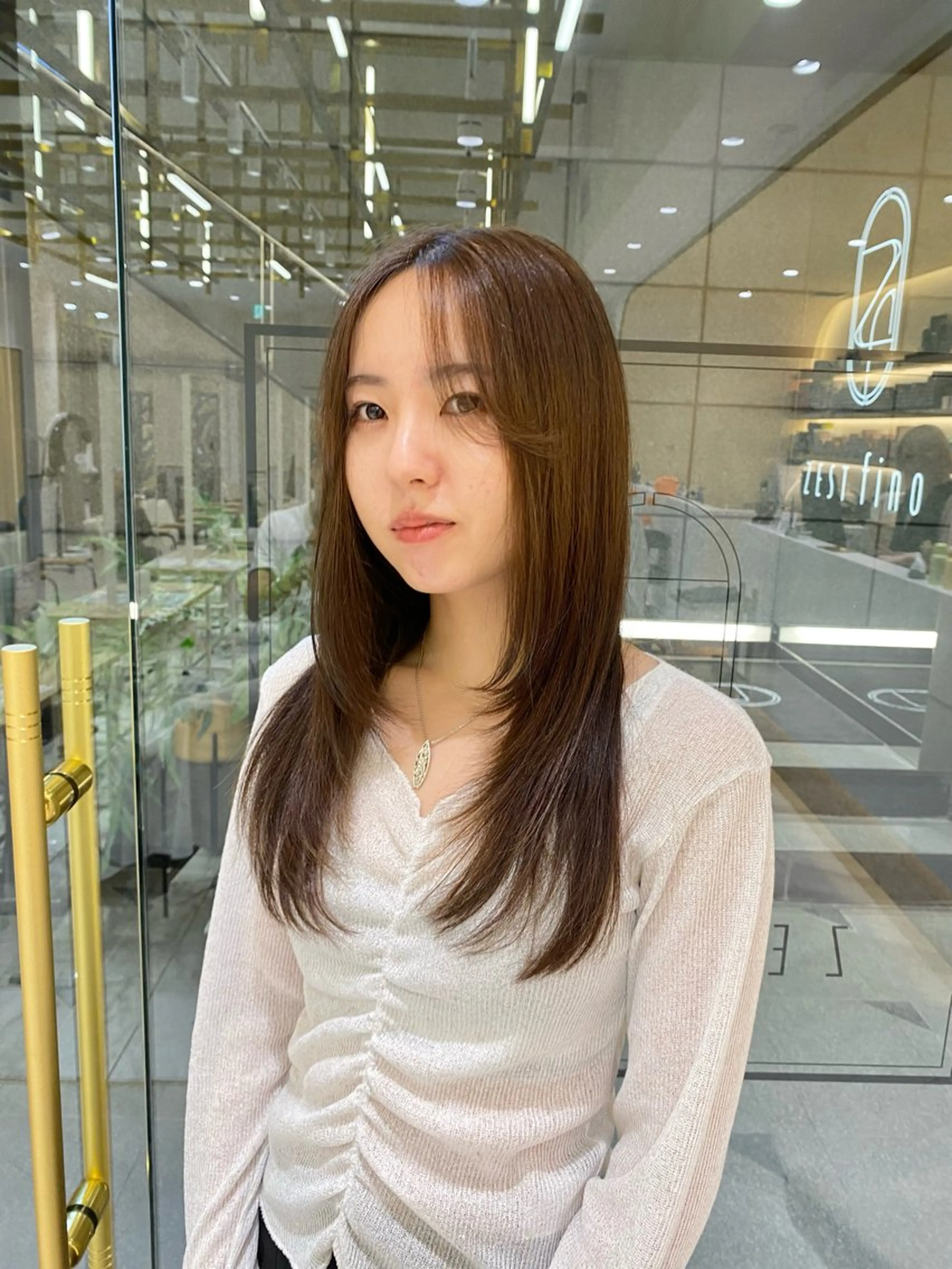 ロング カラー 酸スト/フェザー パーマ/三谷海斗のヘアスタイル