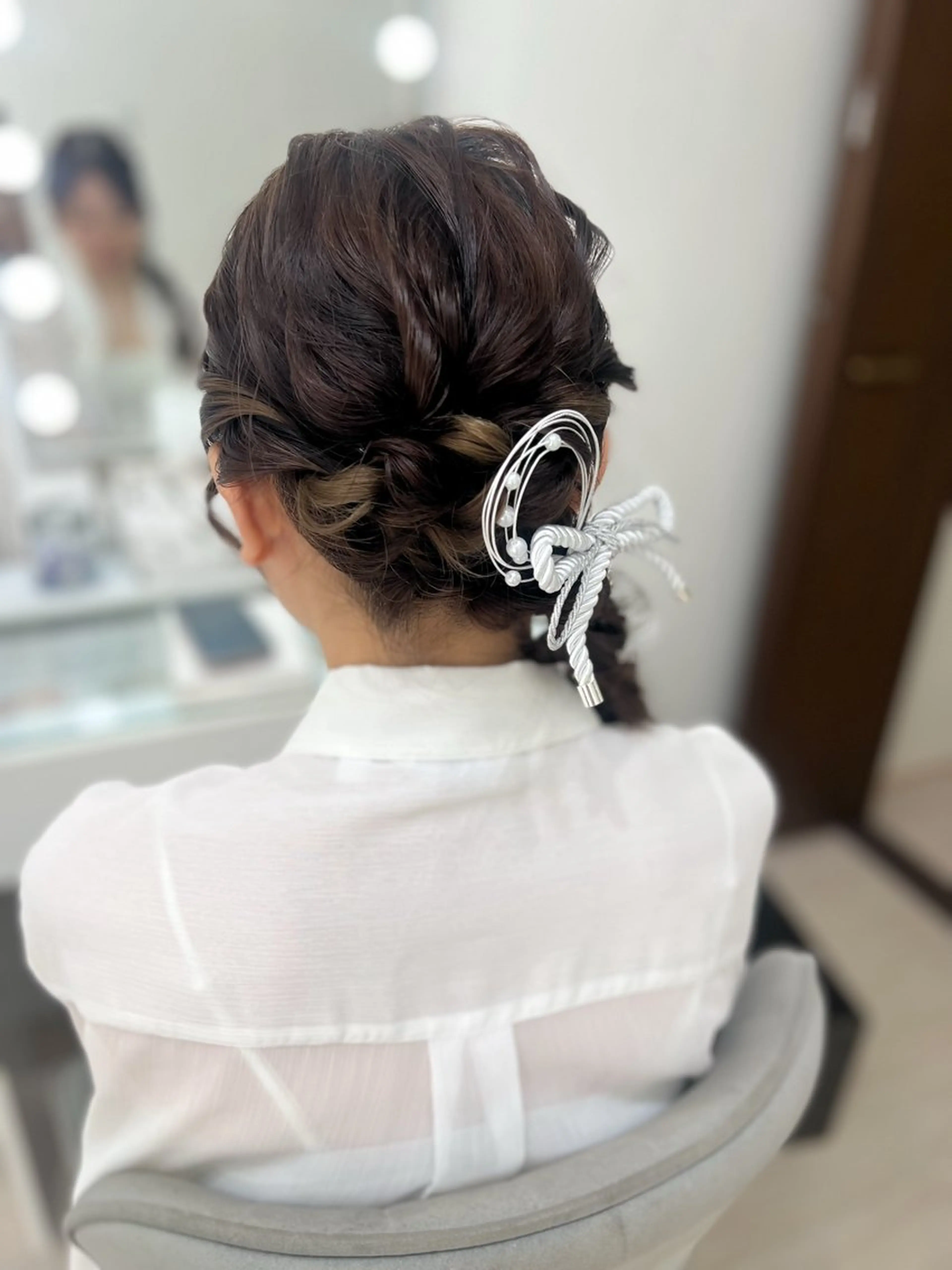 ロング 浴衣 ヘアセット/金山 佐野 妃都美のヘアスタイル