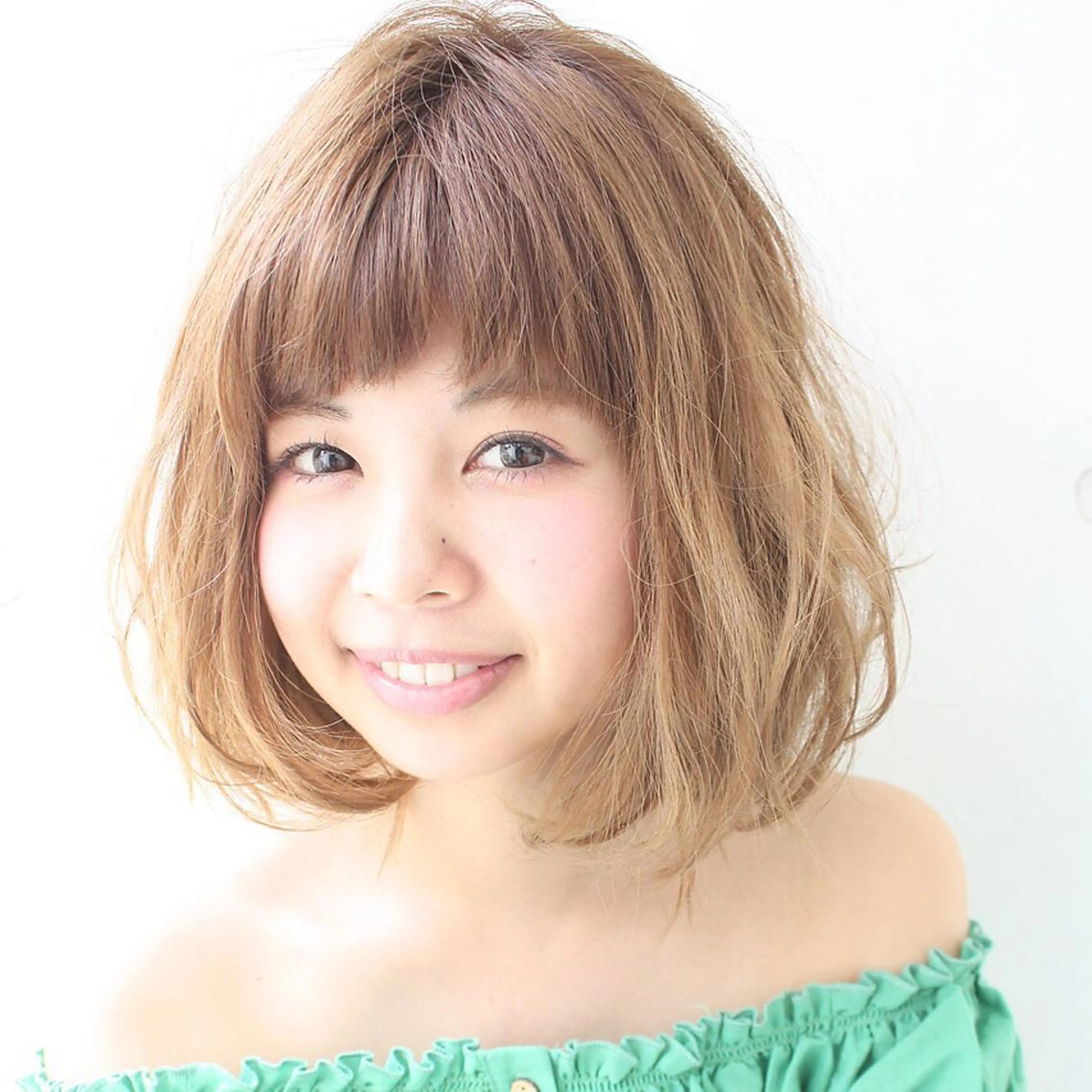 ショート ミディアム セミロング カラー ヘアアレンジ 美容室tuuli 大名店所属・tuuli トゥーリのヘアスタイル