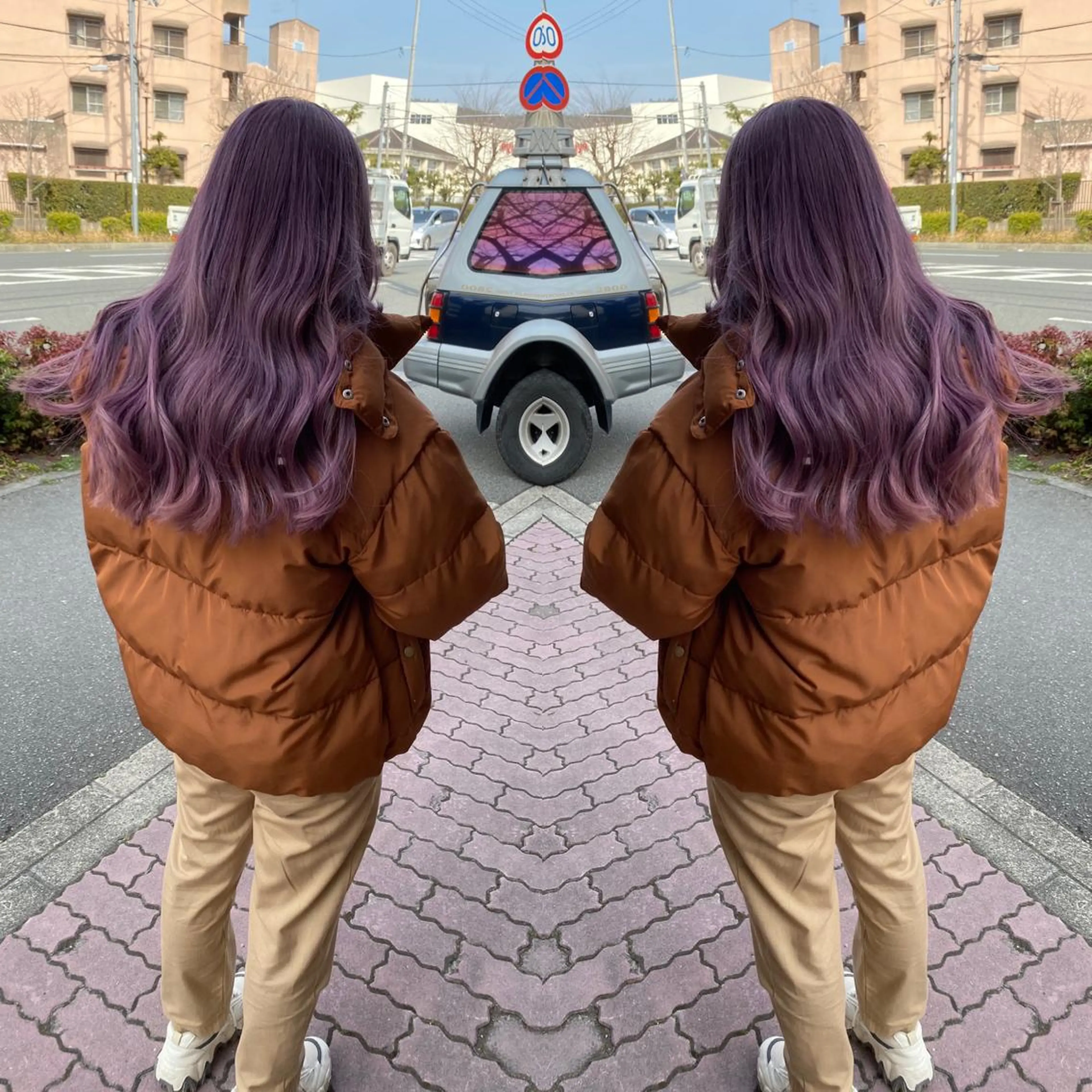 韓国カラー＋ブリーチ＋トリートメントの写真