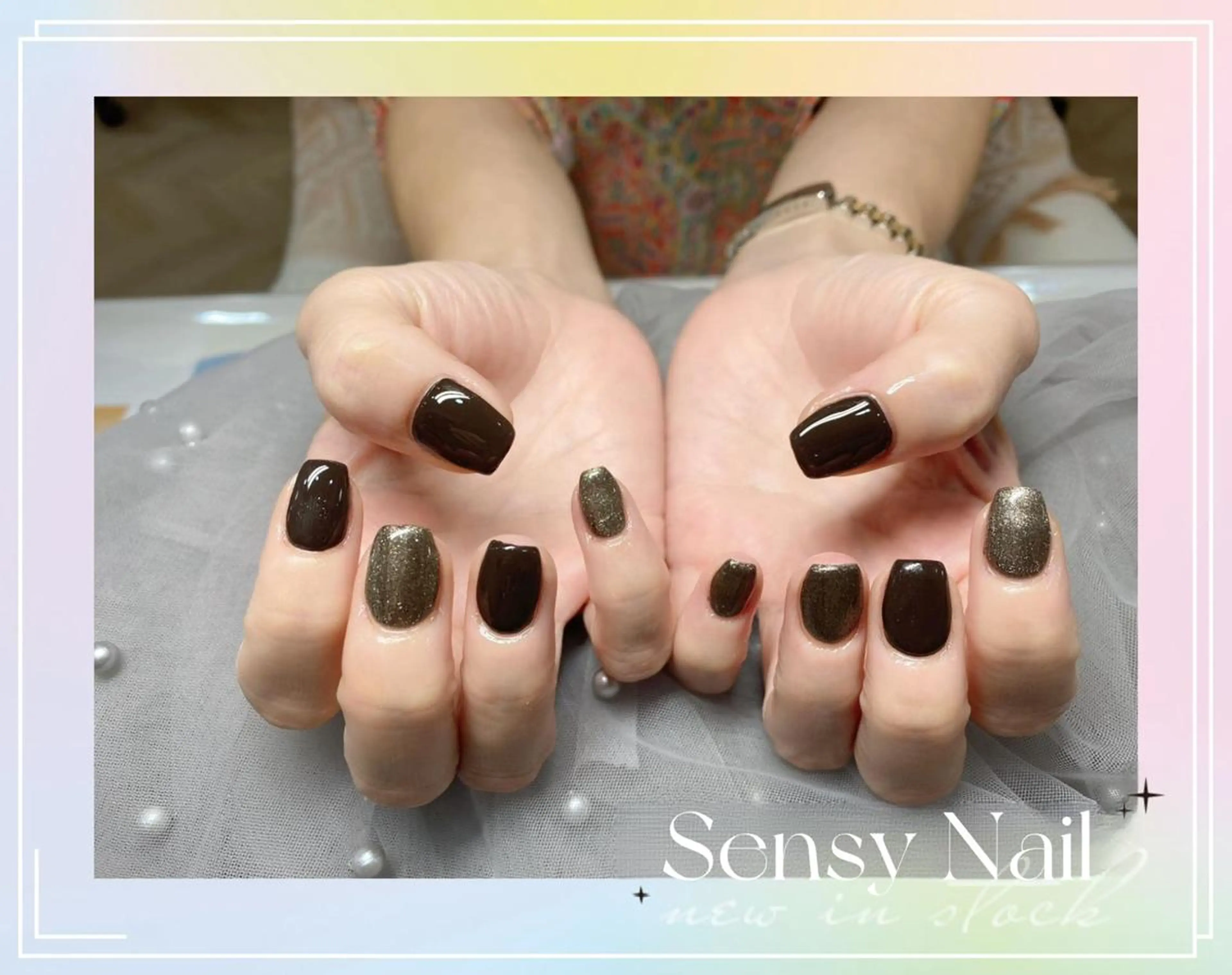 ネイル ジェルネイル 持ち込み ソフトジェル ストーンネイル ハンドネイル ハンドケア Sensy ネイル専門店のネイルデザイン