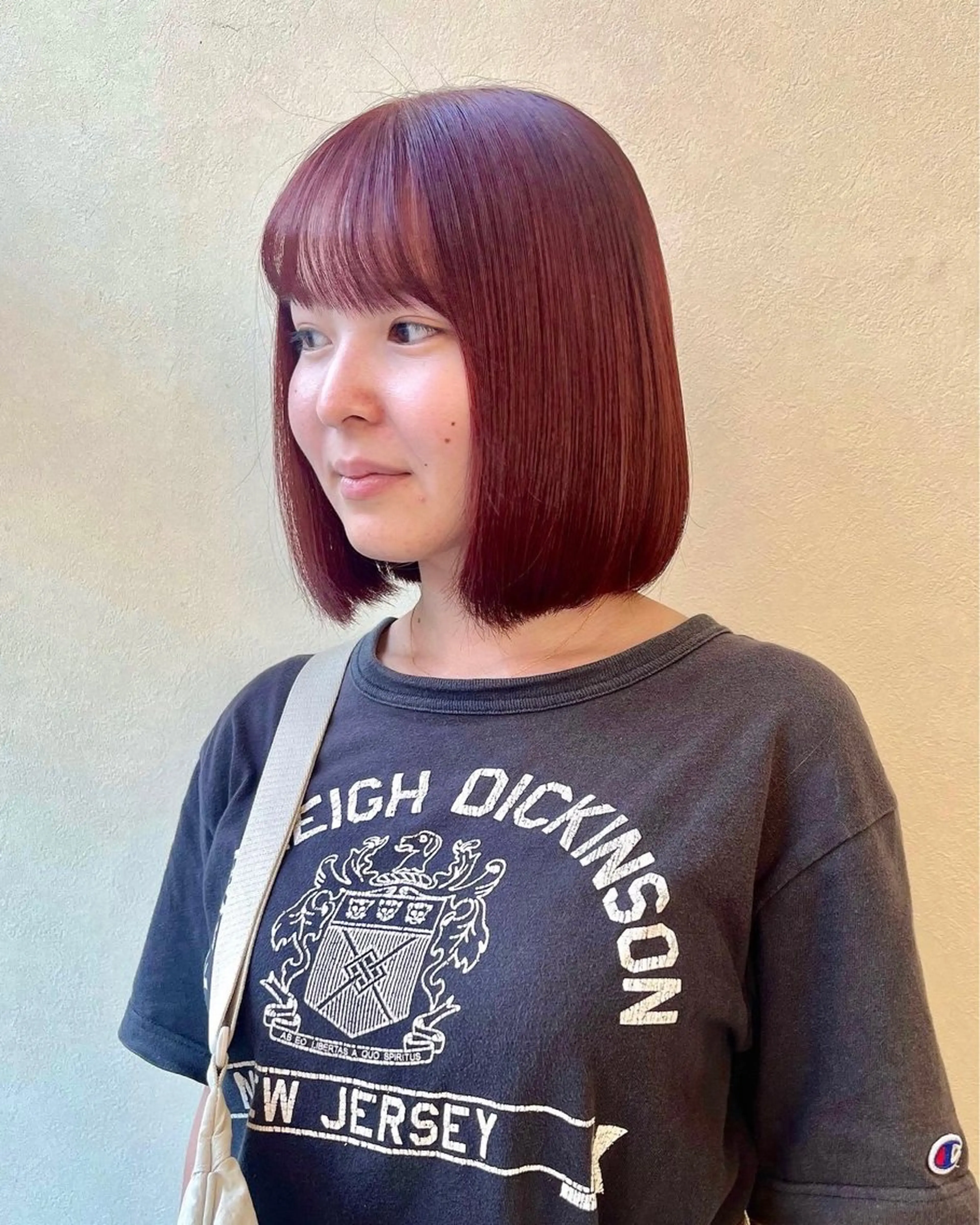 ミディアム カラー ブリーチ ブリーチなしカラー ヘアカラー 似合わせ/美髪カラー /カンナのヘアスタイル