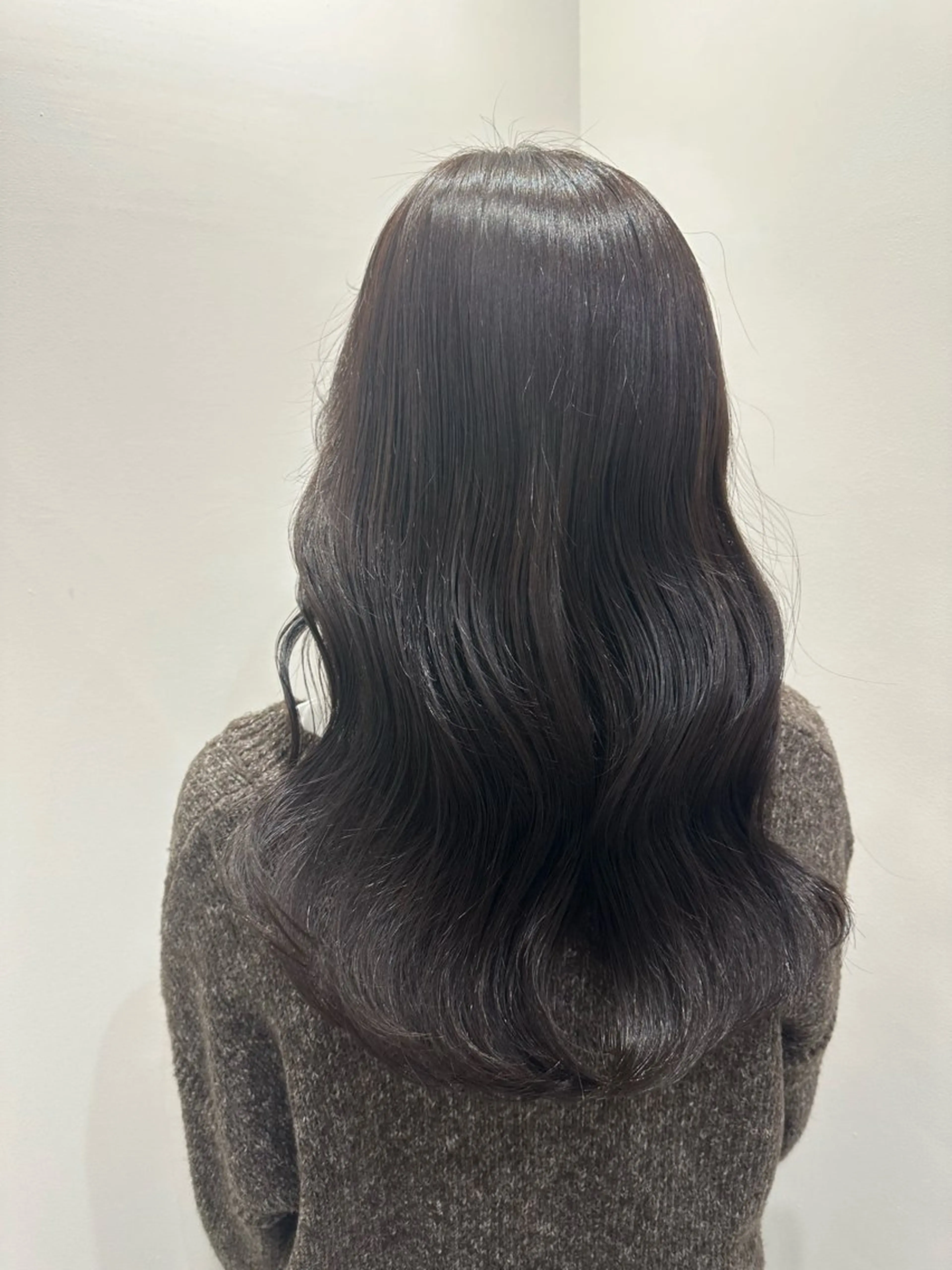 セミロング カラー 🍓韓国ヘア レイヤ ーカット🍓笠原 葵のヘアスタイル