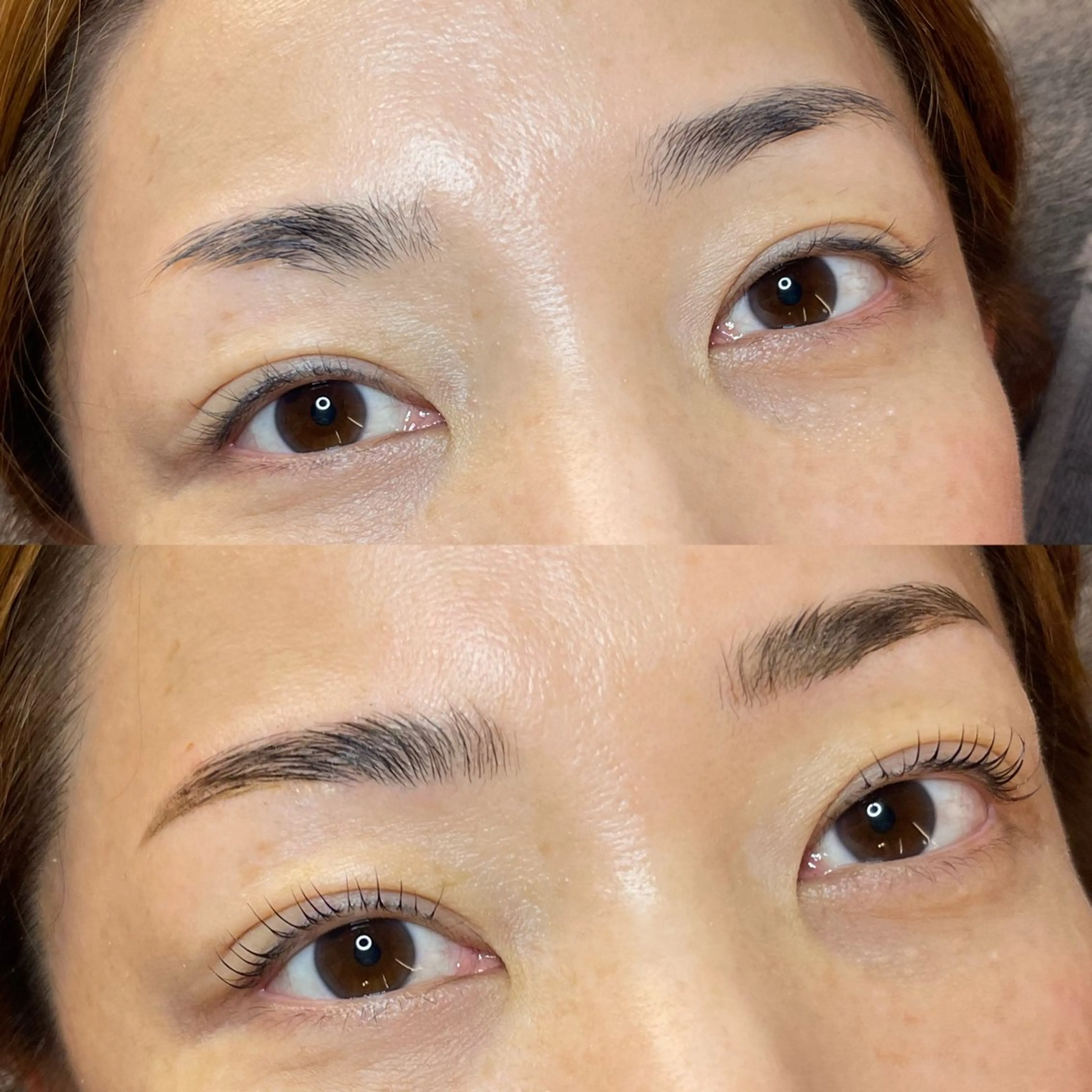 （再来）🫐【同時施術により垢抜け✨】ハリウッドブロウ➕パーソナルラッシュリフト（上）の写真