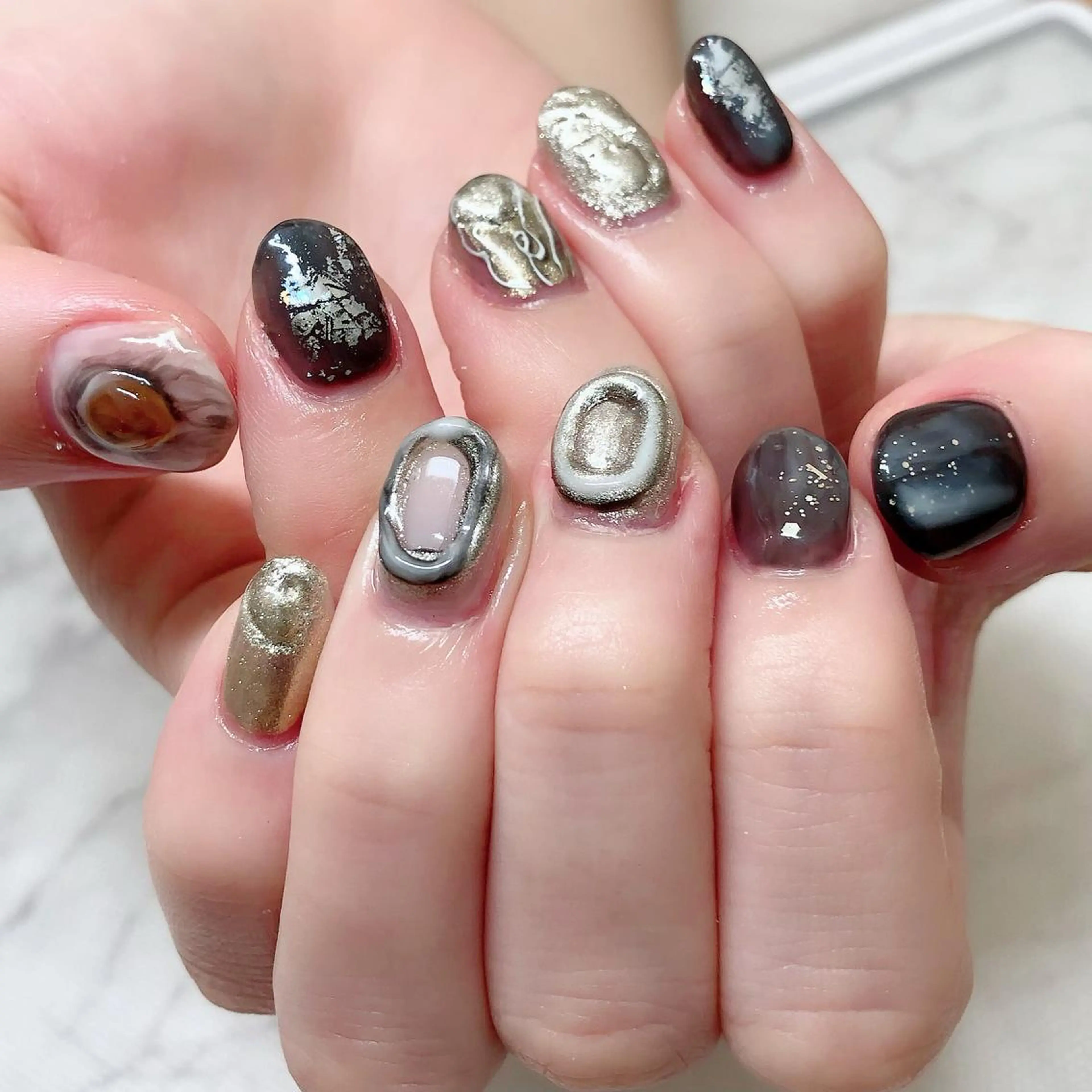 ネイル ニュアンスネイル nail salon mのネイルデザイン