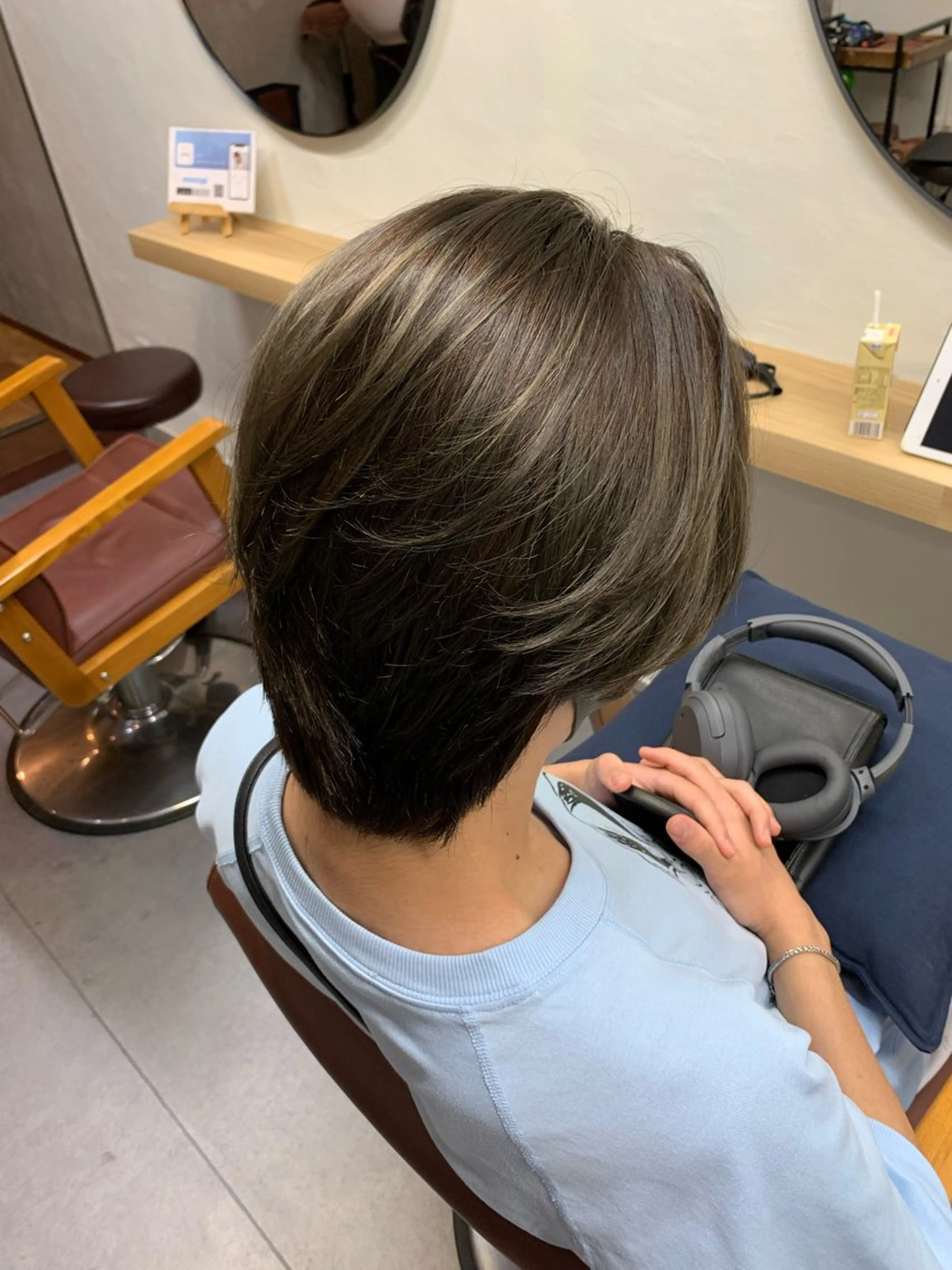 カラー メンズ 照井 耀のヘアスタイル