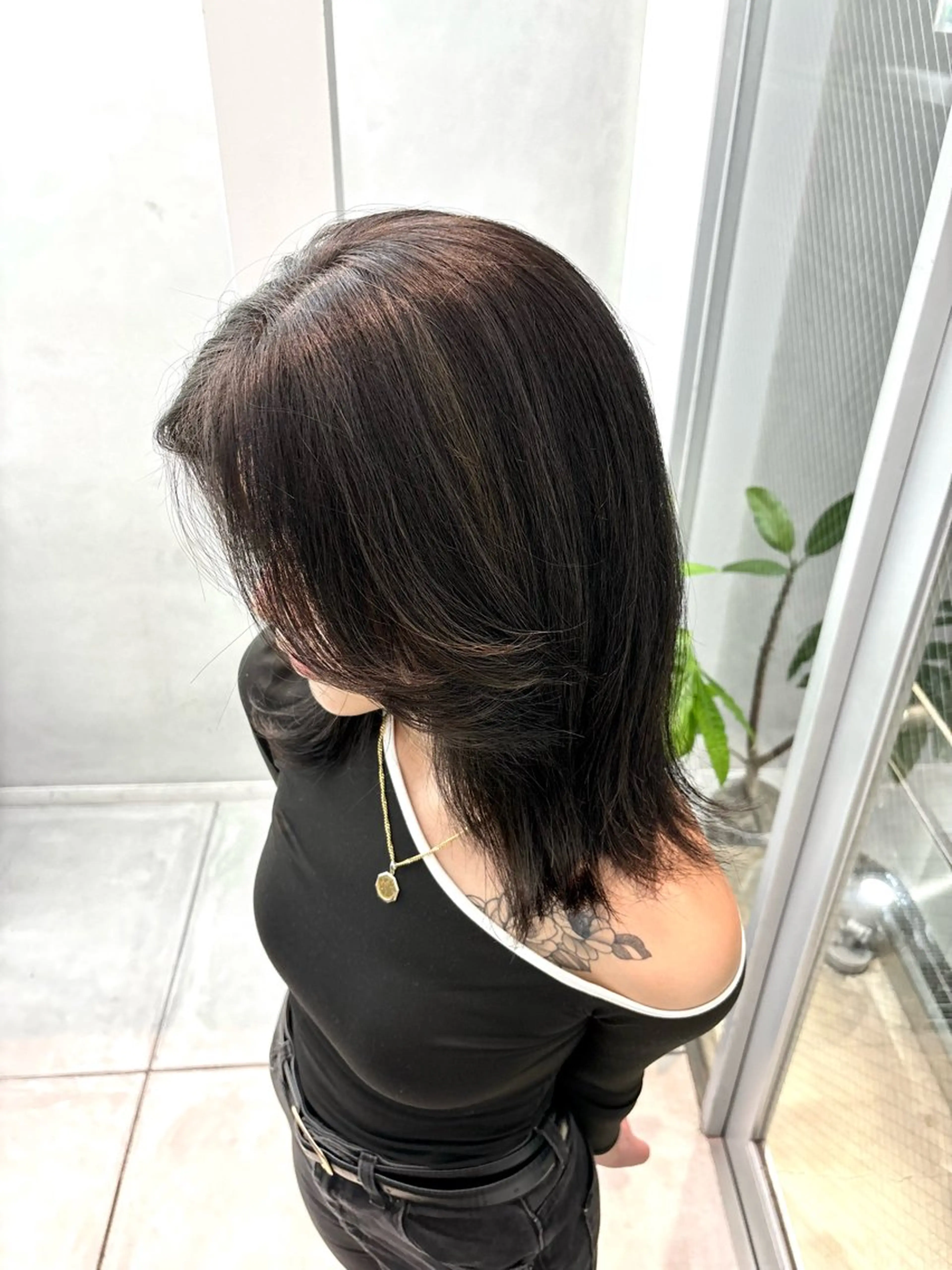 ミディアム 谷井 実結樹のヘアスタイル