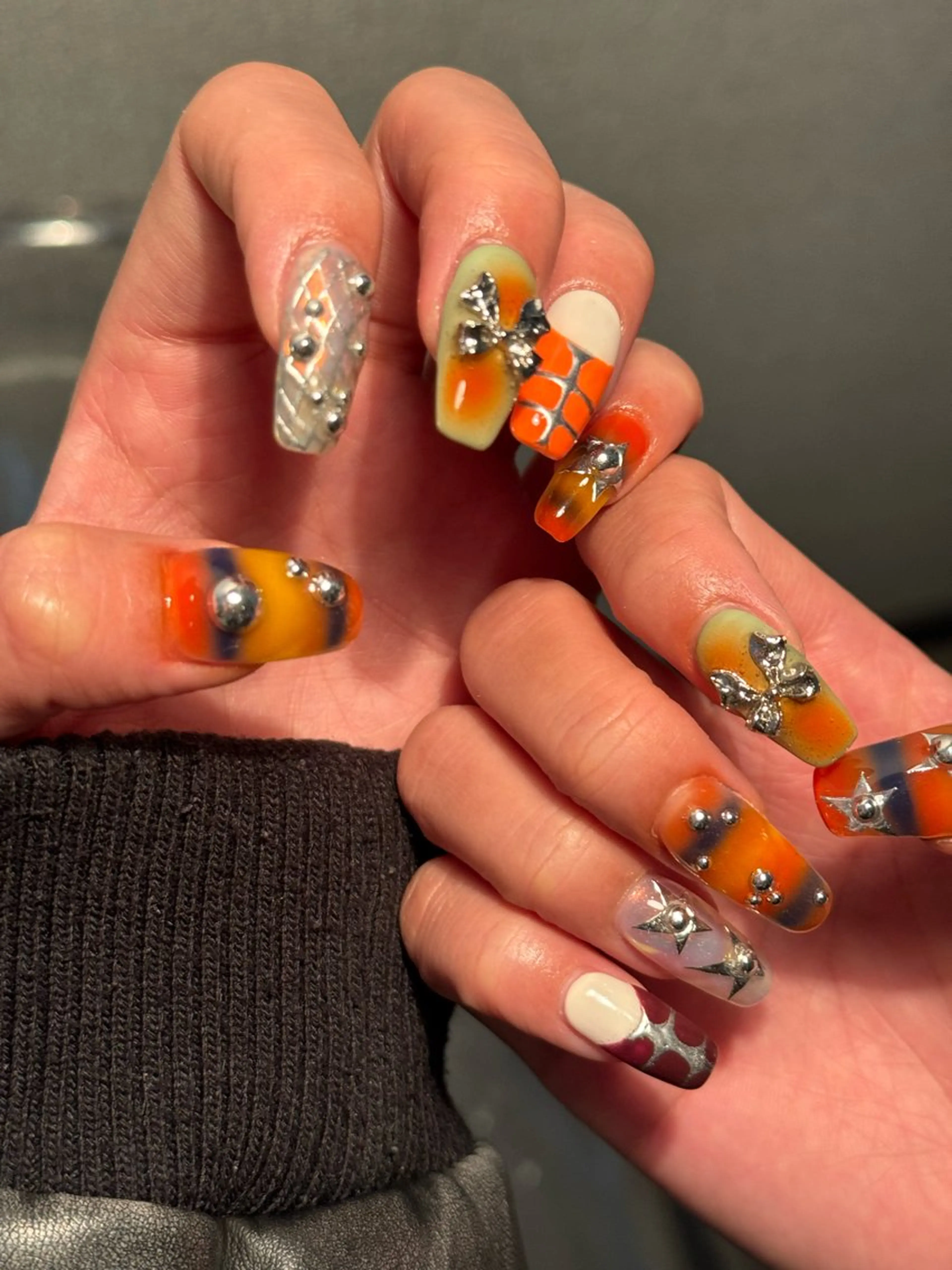 ネイル 個性派／中韓ネイル SAKURAのネイルデザイン