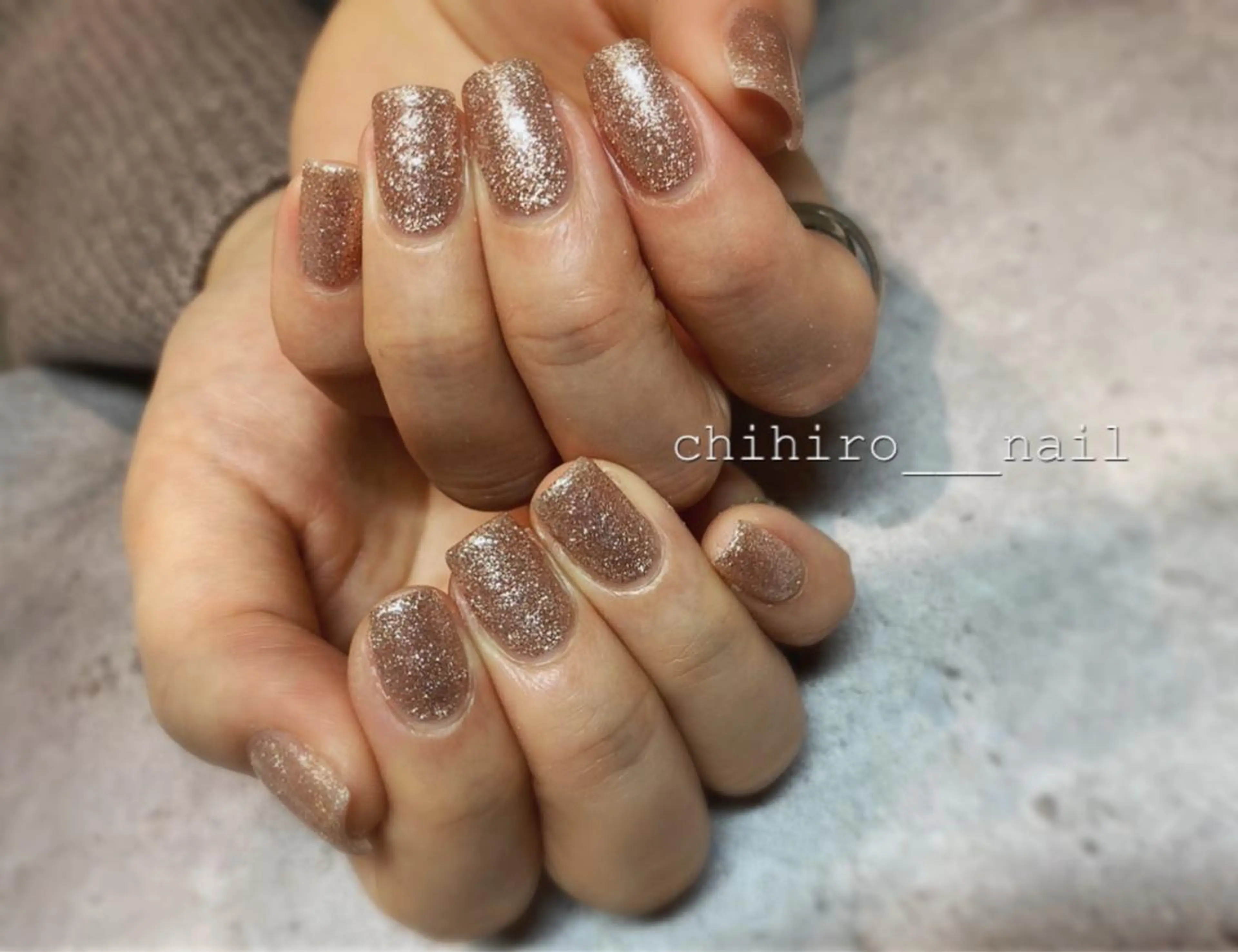 ショート カラー ネイル アートネイル フレンチネイル ジェルネイル マグネットネイル ニュアンスネイル ハンドネイル beauty salon ma'am所属・chihiro 小路ネイルのネイルデザイン