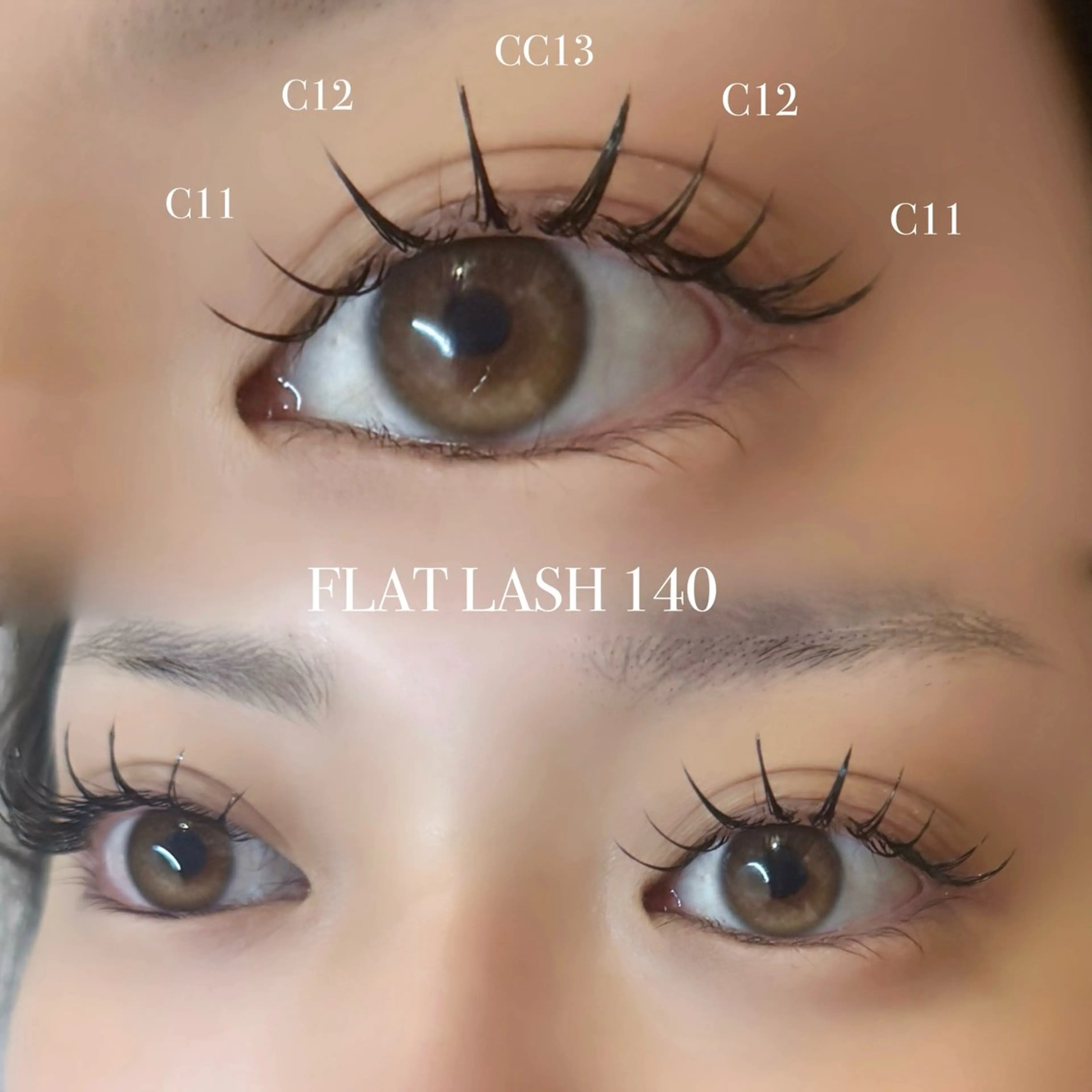 マツエク・マツパ mokara rihoのマツエク・マツパデザイン