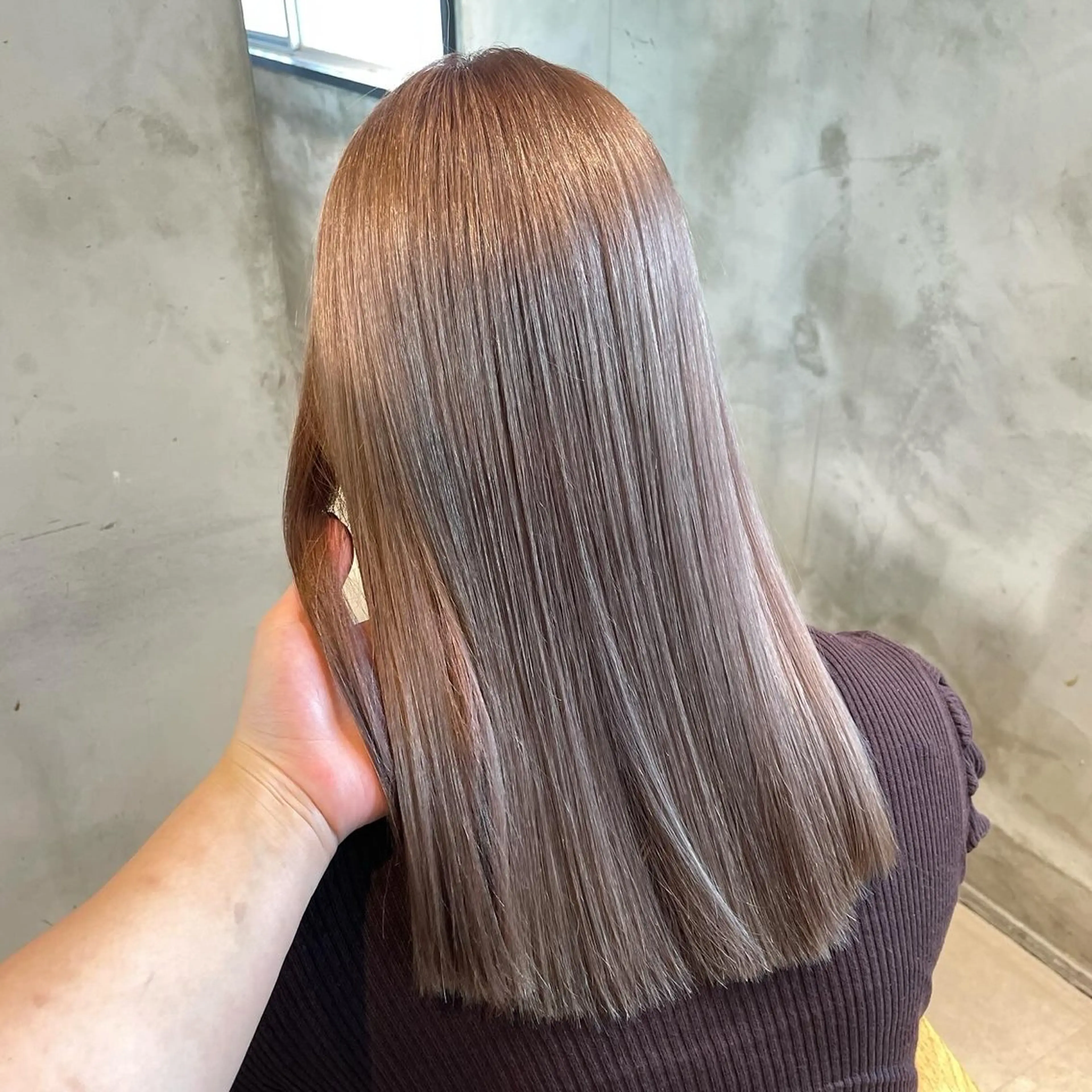 ミディアム カラー ヘアカラー トリートメント Koko . 【高円寺】のヘアスタイル