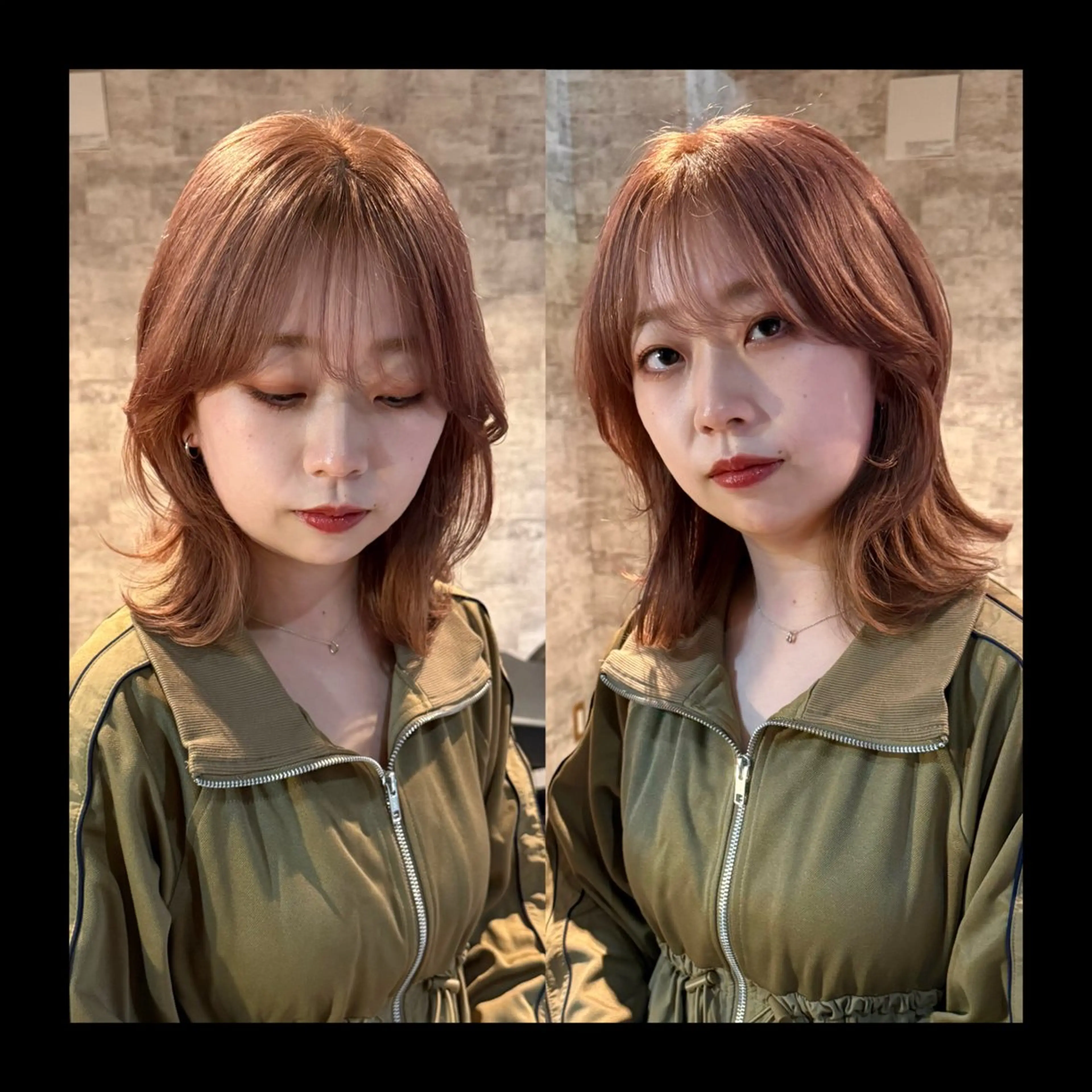 ミディアム カラー カット ヘアカラー トリートメント mai / linoah˚✧のヘアスタイル