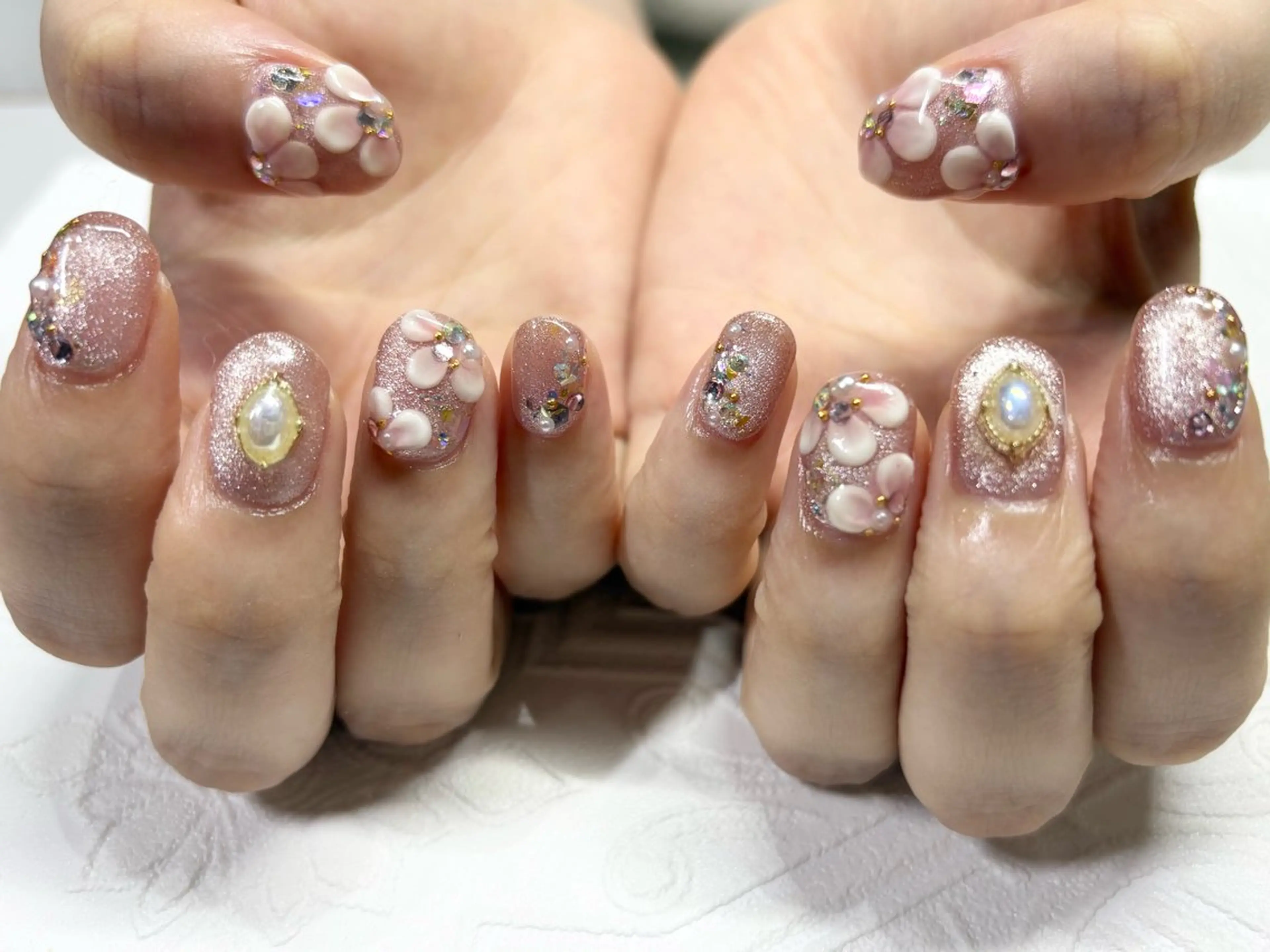ネイル 桜ネイル nail salon shelco.のネイルデザイン