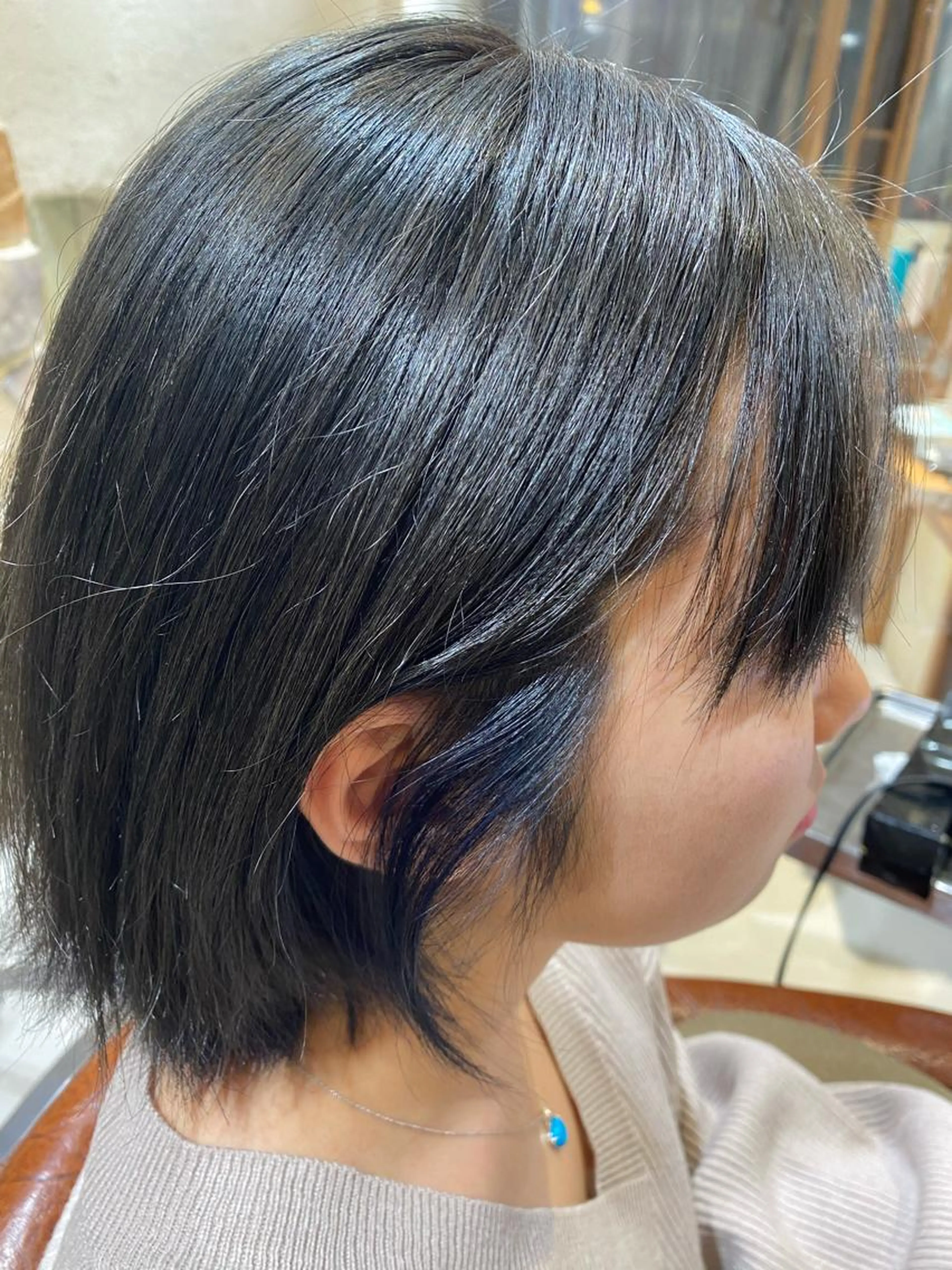 🩷🩵インナーカラー、イヤリングカラー🩵🩷肩下+2200の写真