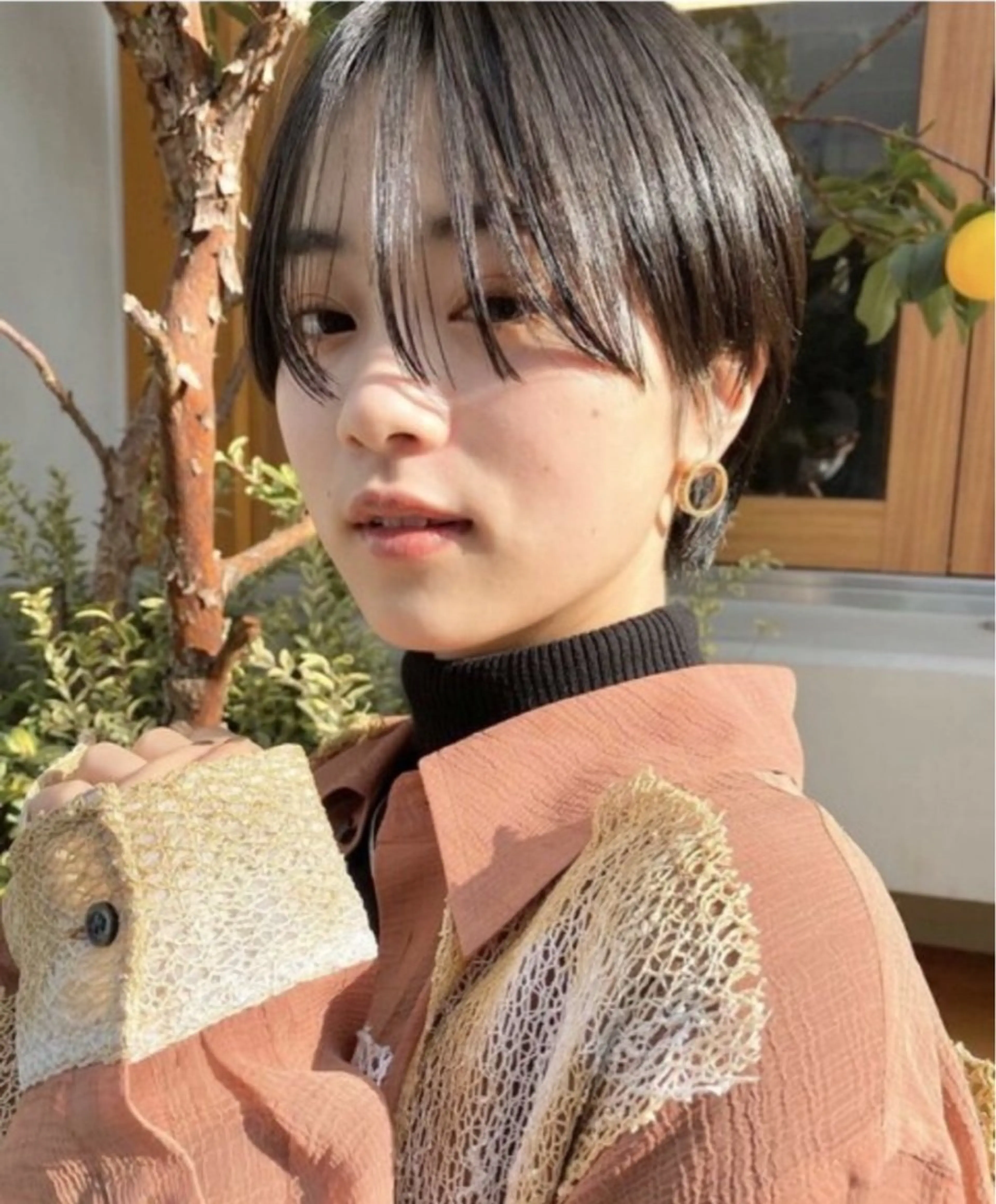 ショート カット ヘアカラー Belle表参道所属・hidetora ／レイヤーショートのヘアスタイル