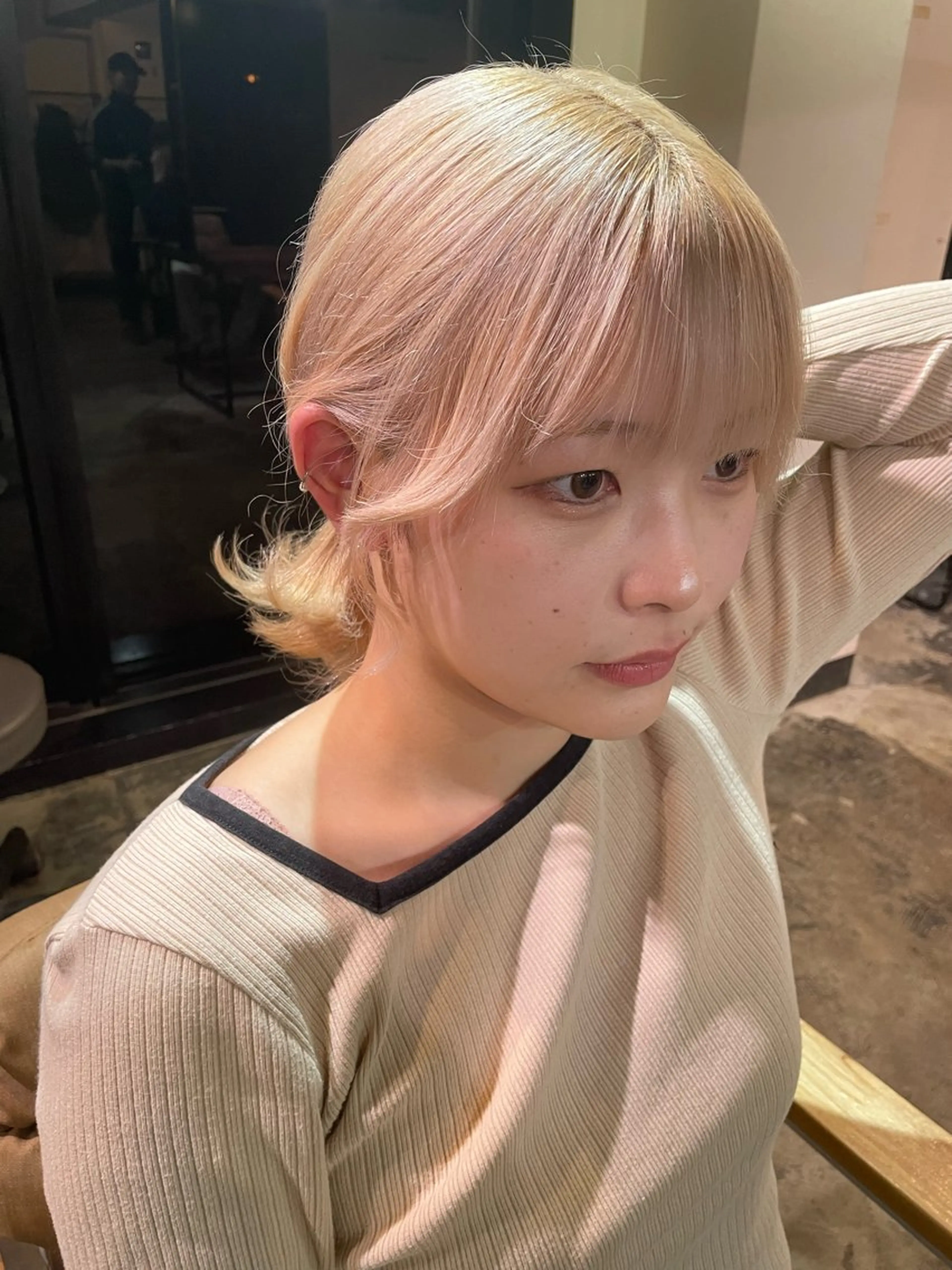 カラー La fith hair ray 札幌店所属・顔まわり/W カラー/リョウのヘアスタイル