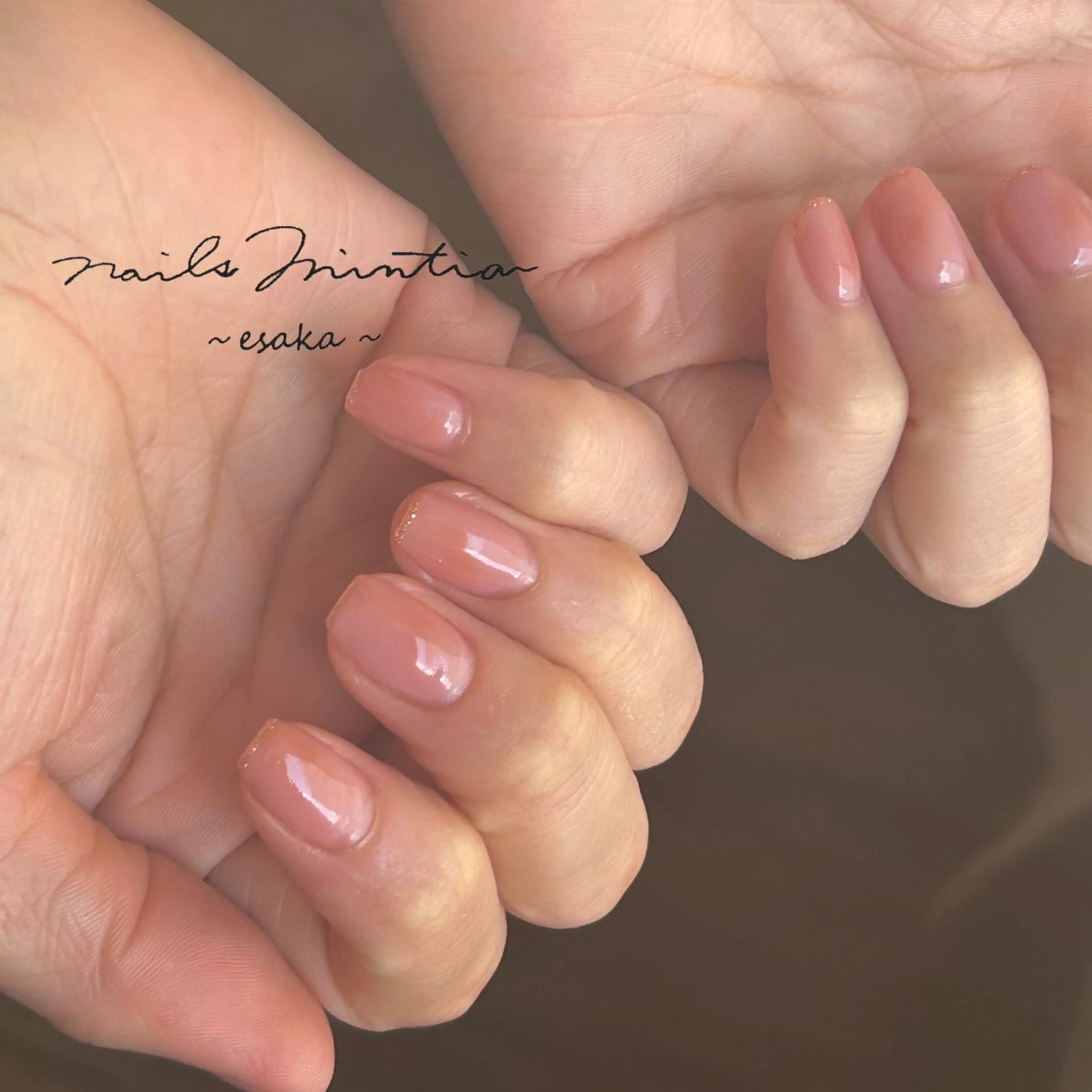 ネイル ラメ(グリッター) ニュアンスネイル ハンドネイル nails Mintia ～esaka～所属・松本 麻子のネイルデザイン