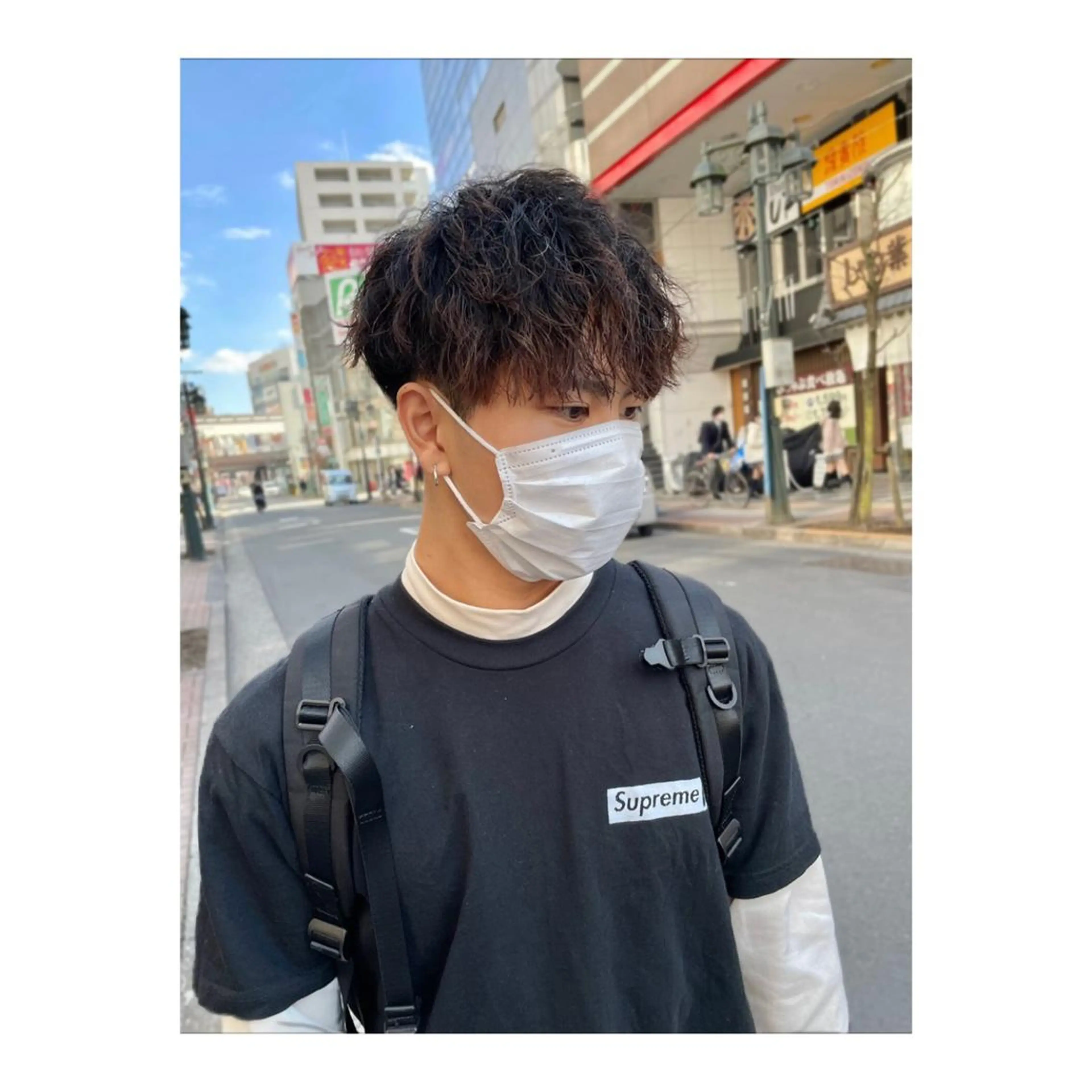 ショート パーマ メンズ ange☞ soutaのヘアスタイル