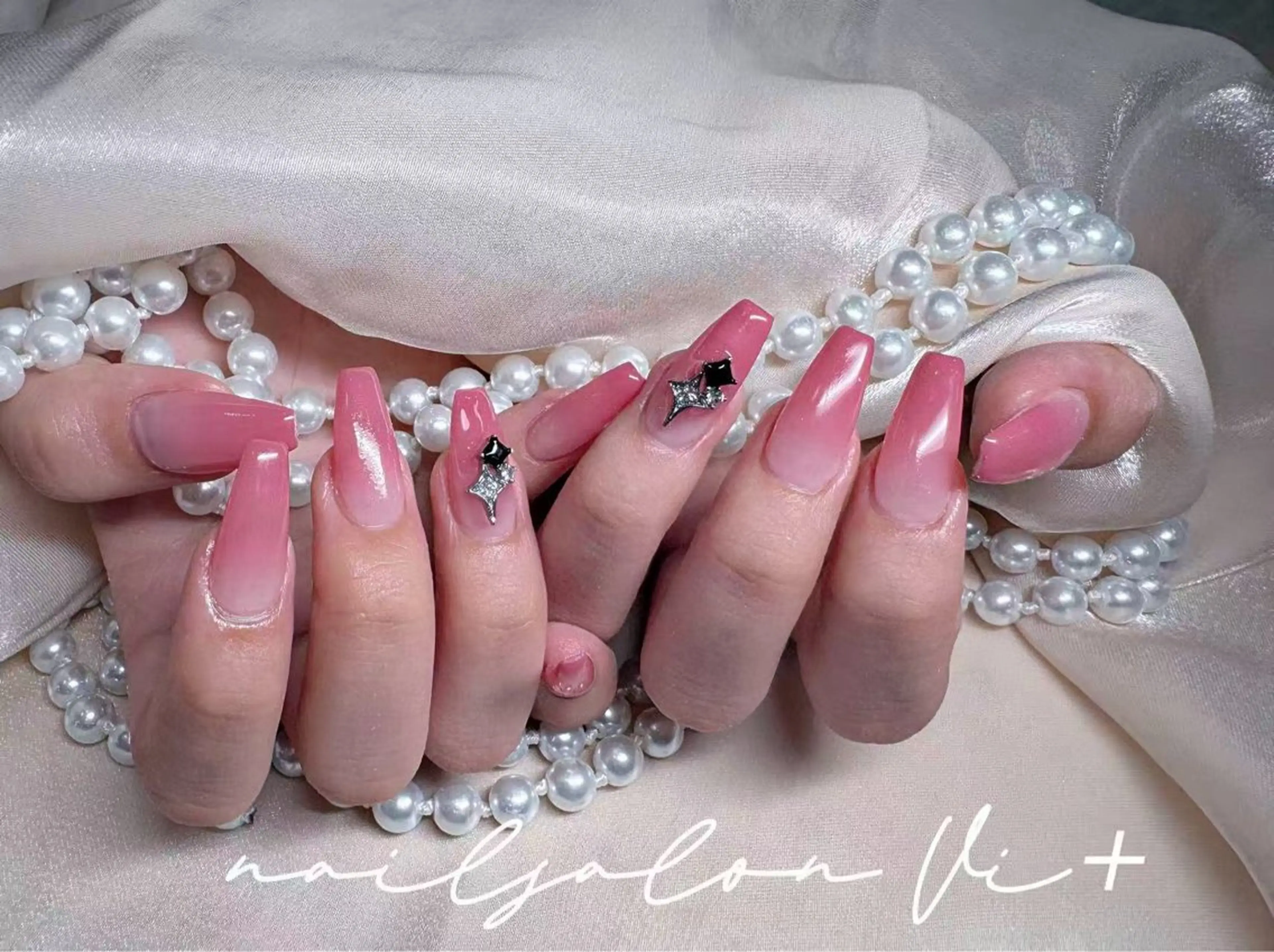 ☆Jr.ネイリスト【チップ長さ出し】ワンカラー/グラデーションコース6980円の写真