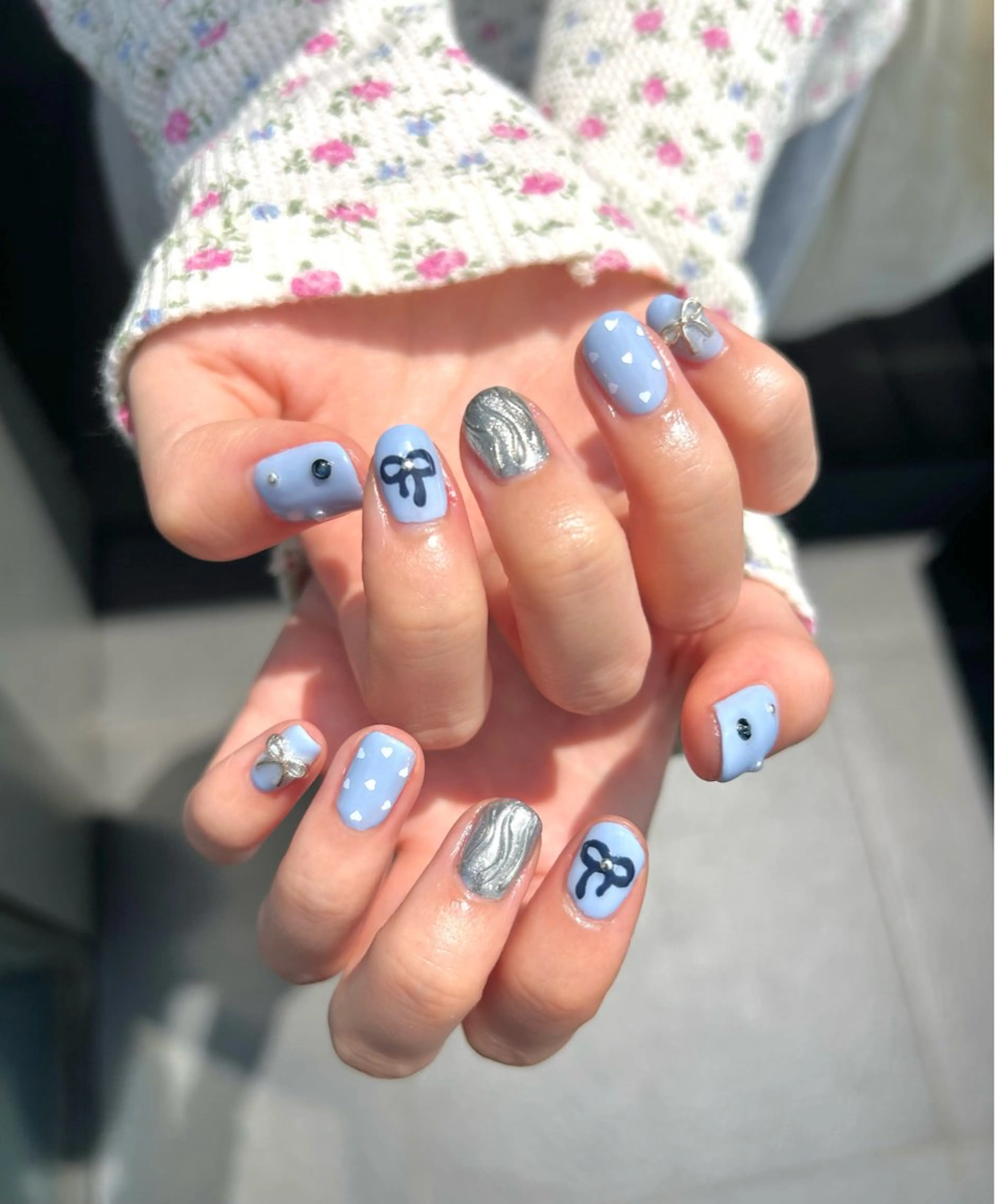 ネイル ハンドネイル Mana  🫧 パラジェル⌇自由が丘のネイルデザイン