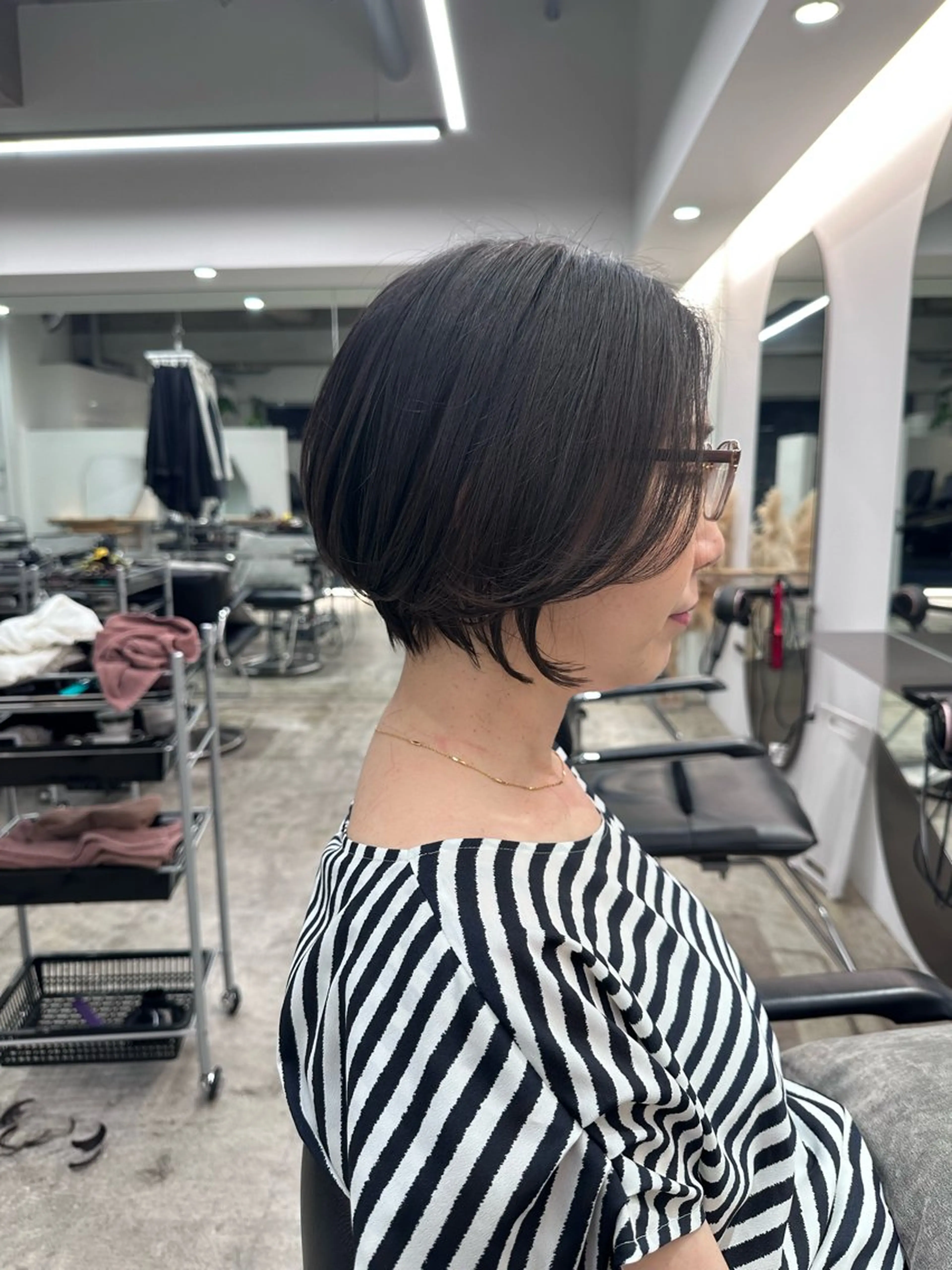 ショート mio/【日本橋】 パーマモデルのヘアスタイル