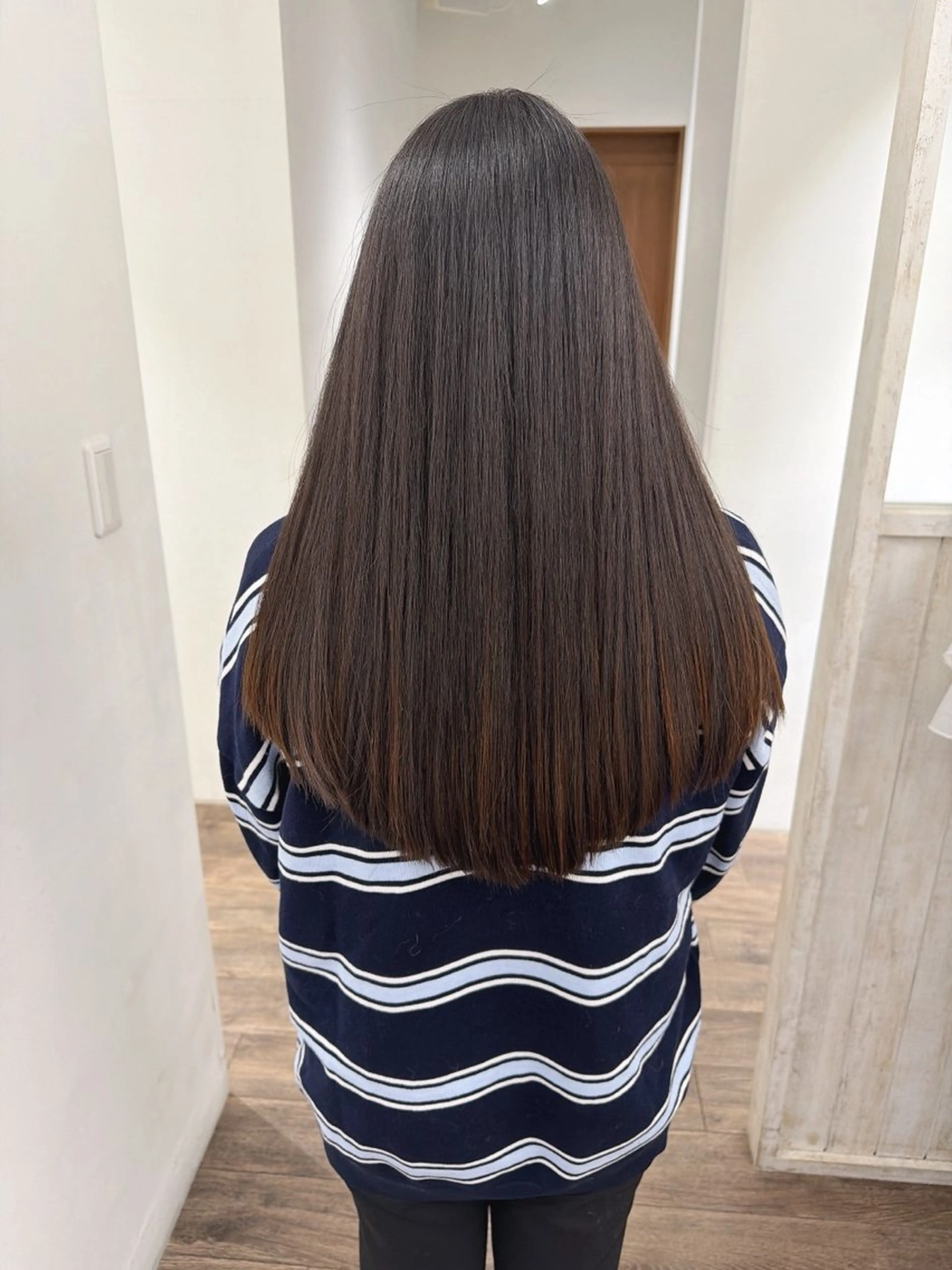 ロング パーマ 縮毛矯正 GO TODAY SHAiRE SALON 横須賀所属・ハイライト⭐️上野 高広のヘアスタイル