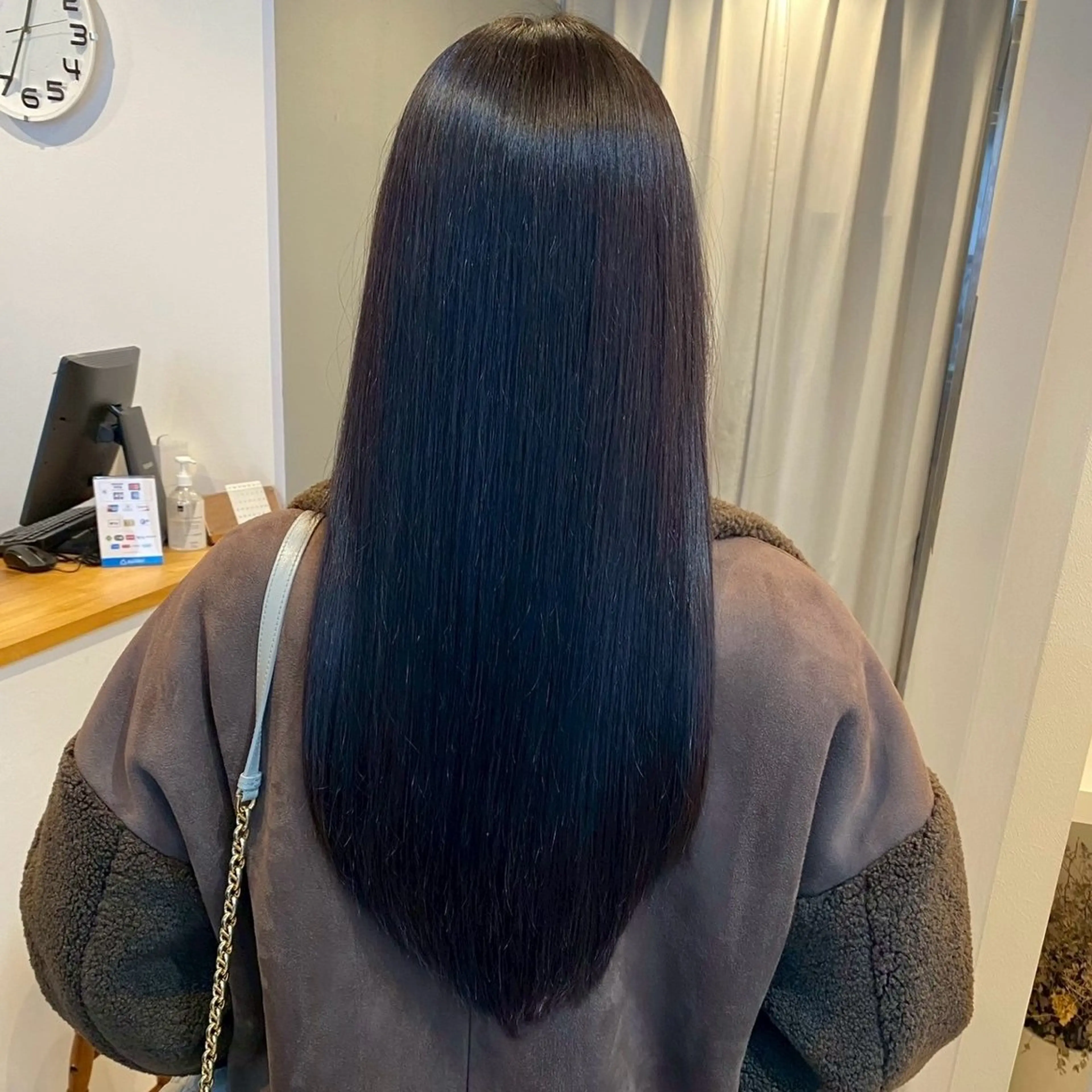 ロング カラー カット ヘアカラー トリートメント 透明感カラー /艶カラー/井上あいのヘアスタイル