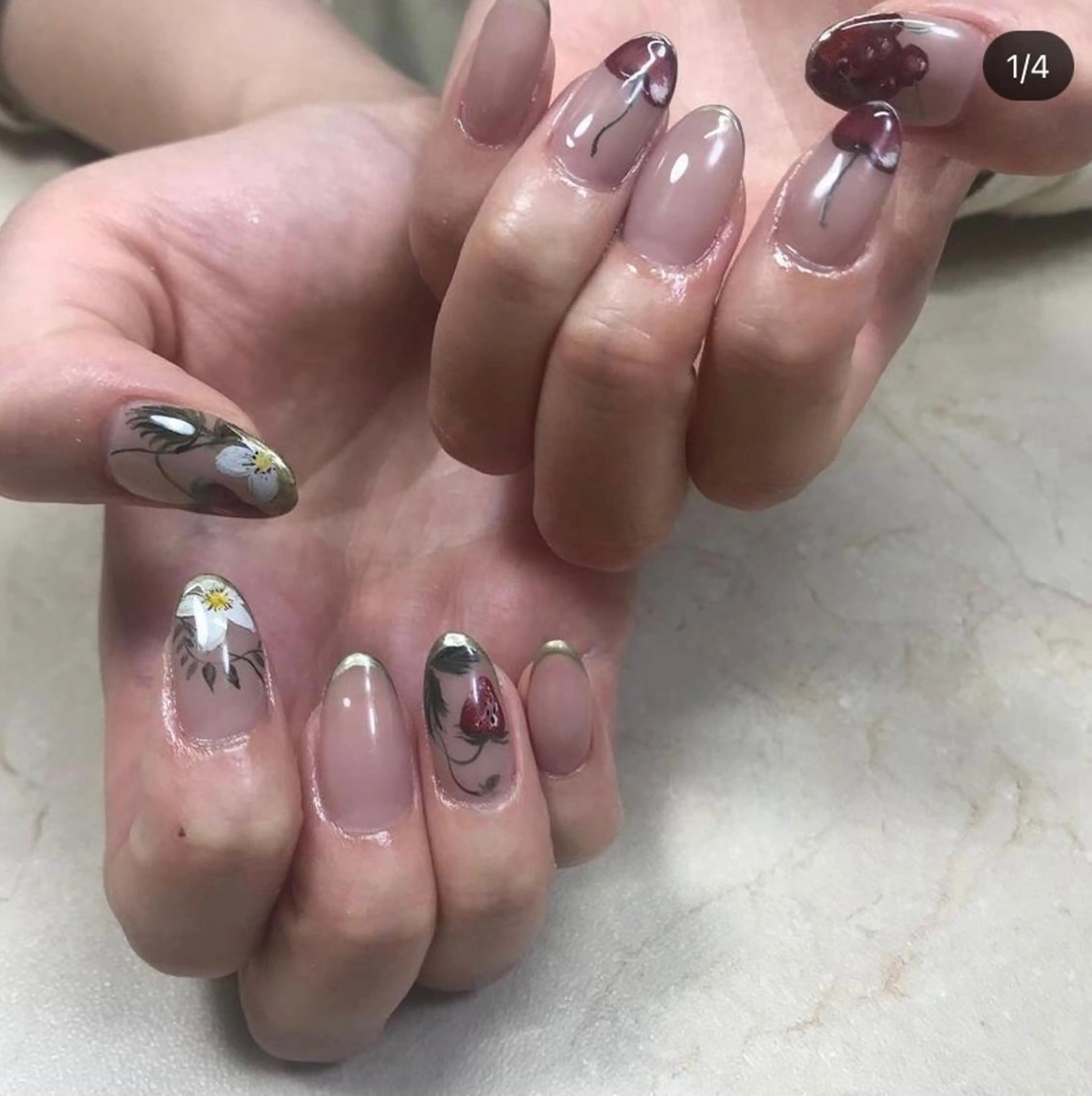 ネイル ハンドネイル mellow mのネイルデザイン