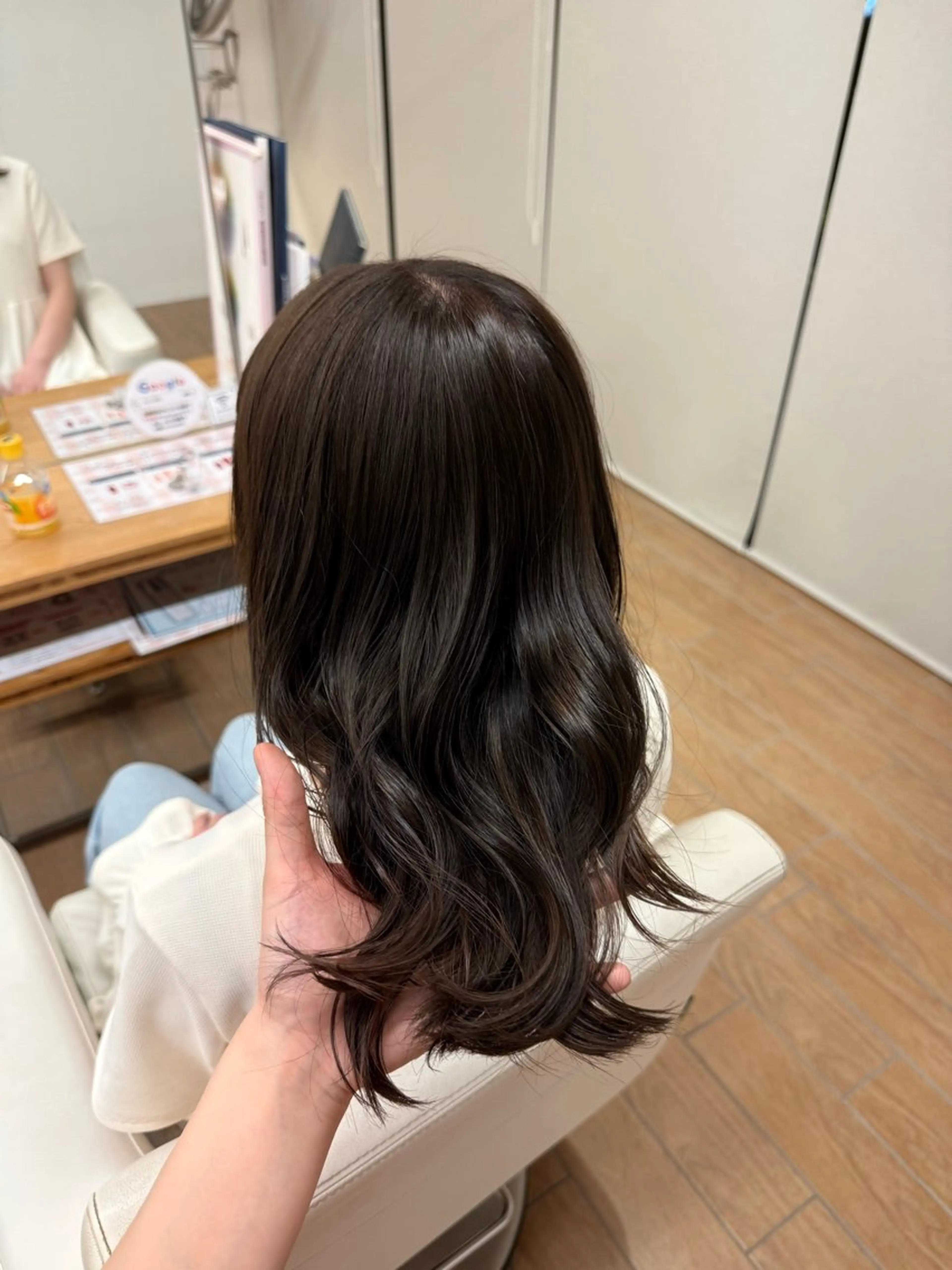 セミロング 🎀渡部 凜花/髪質 改善/艶髪🎀のヘアスタイル