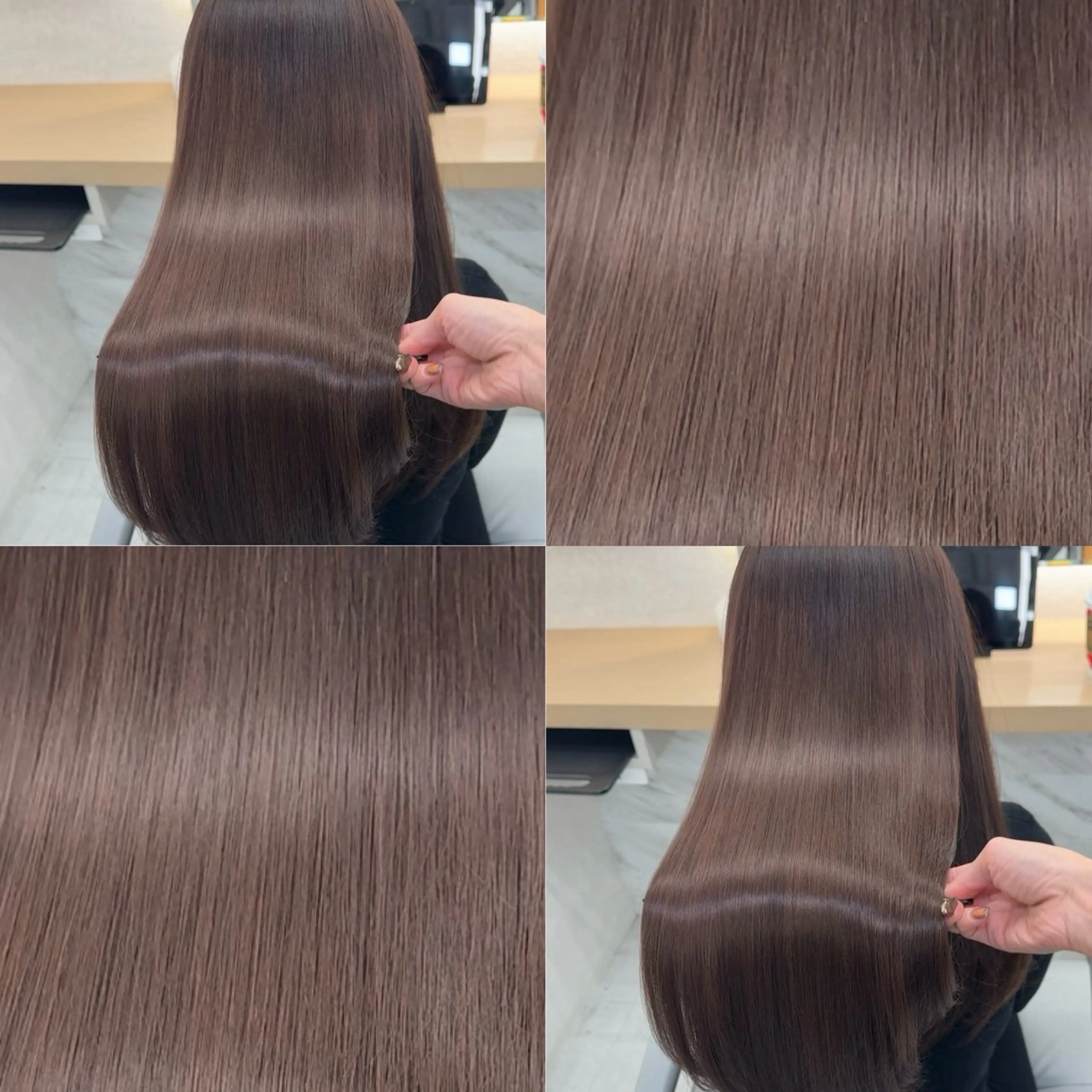 ロング カラー youres hair 髪質改善トリートメント&ヘッドスパ  新宿三丁目店【ユアーズヘア】所属・🦋透明感カラー 👑NODOKA🦋のヘアスタイル