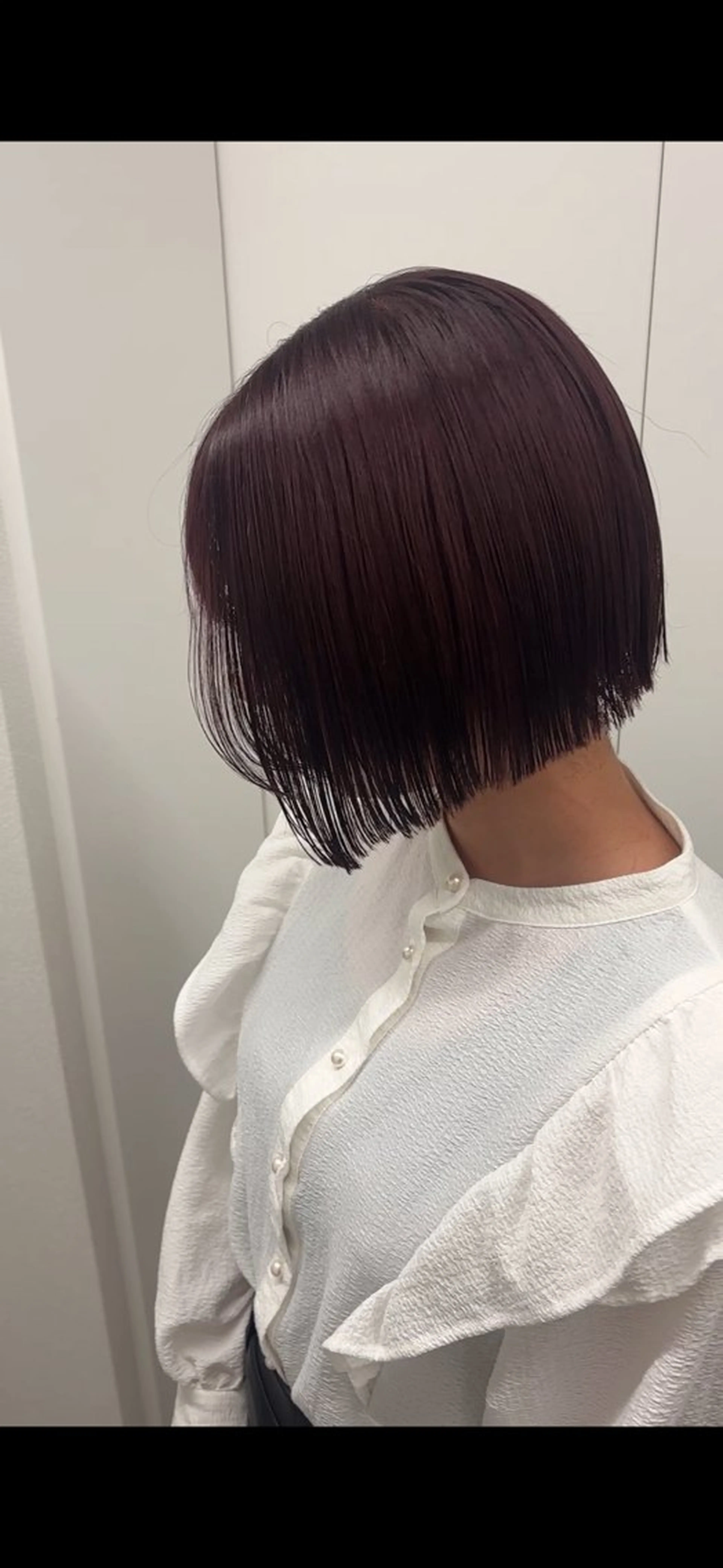 ミディアム カット ヘアカラー トリートメント 韓国ヘア/ブリーチ無 しWカラー/オリーブのヘアスタイル