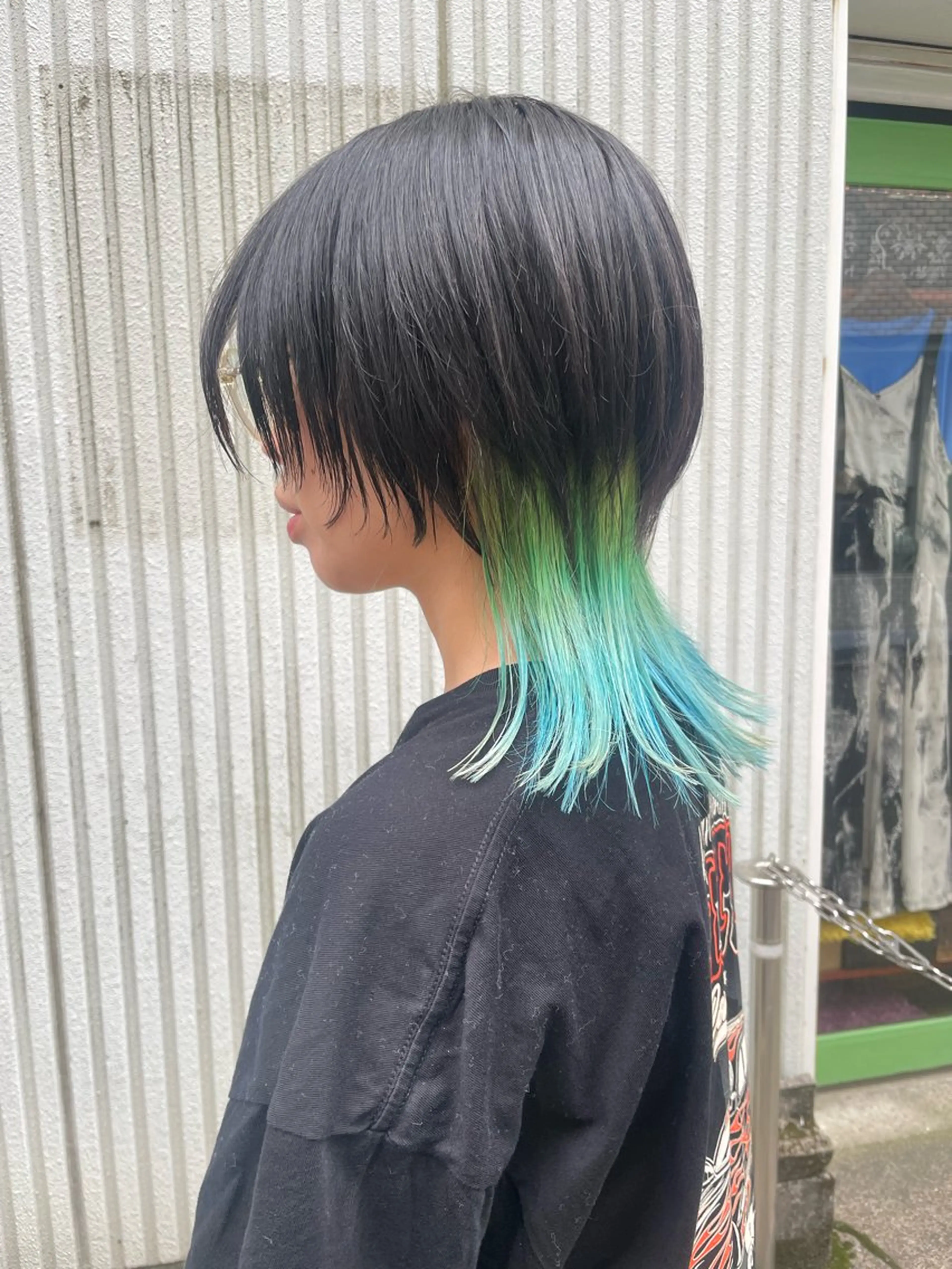 ショート カラー デザインカラー グラデーションカラー ヘアカラー 福島成美/髪質改善 縮毛矯正/カラーのヘアスタイル