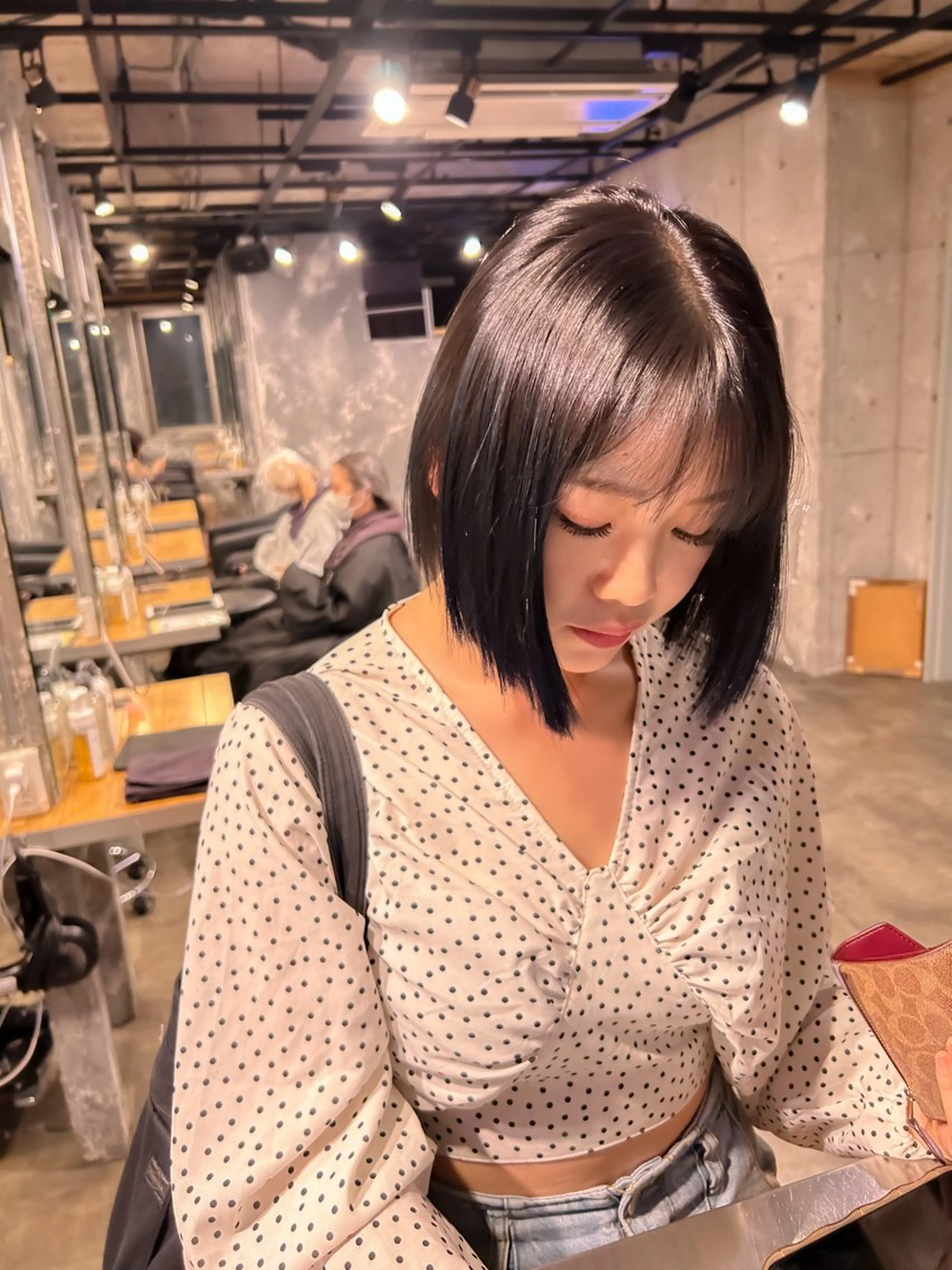 ショート カラー パーマ ヘアアレンジ メンズ ボブ 🫧ハイトーン🫧 TOPstylistのヘアスタイル