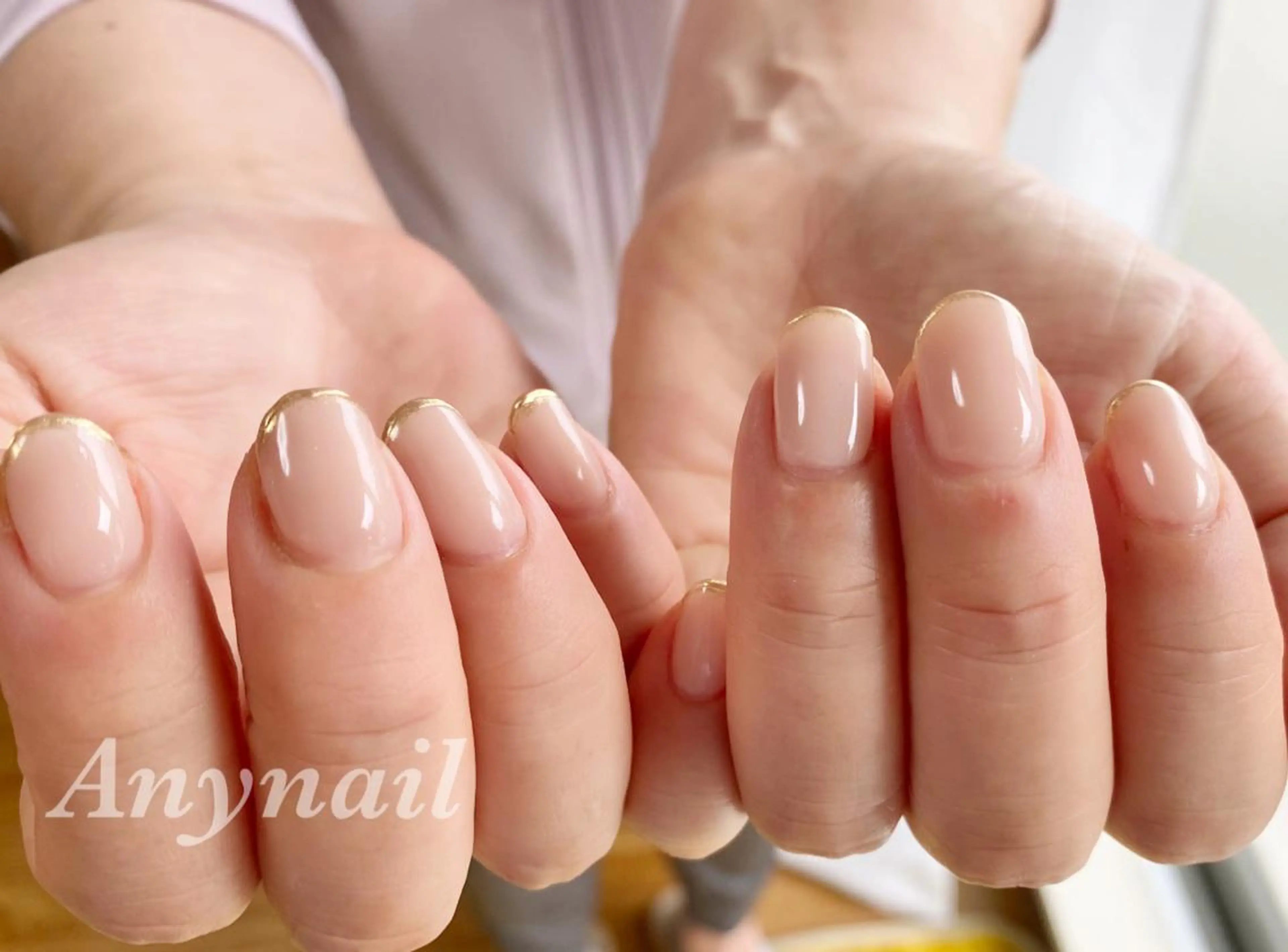 ネイル ブルー ミラーネイル オフィスネイル ワンカラーネイル 夏ネイル ハンドネイル 岩澤 恵子のネイルデザイン