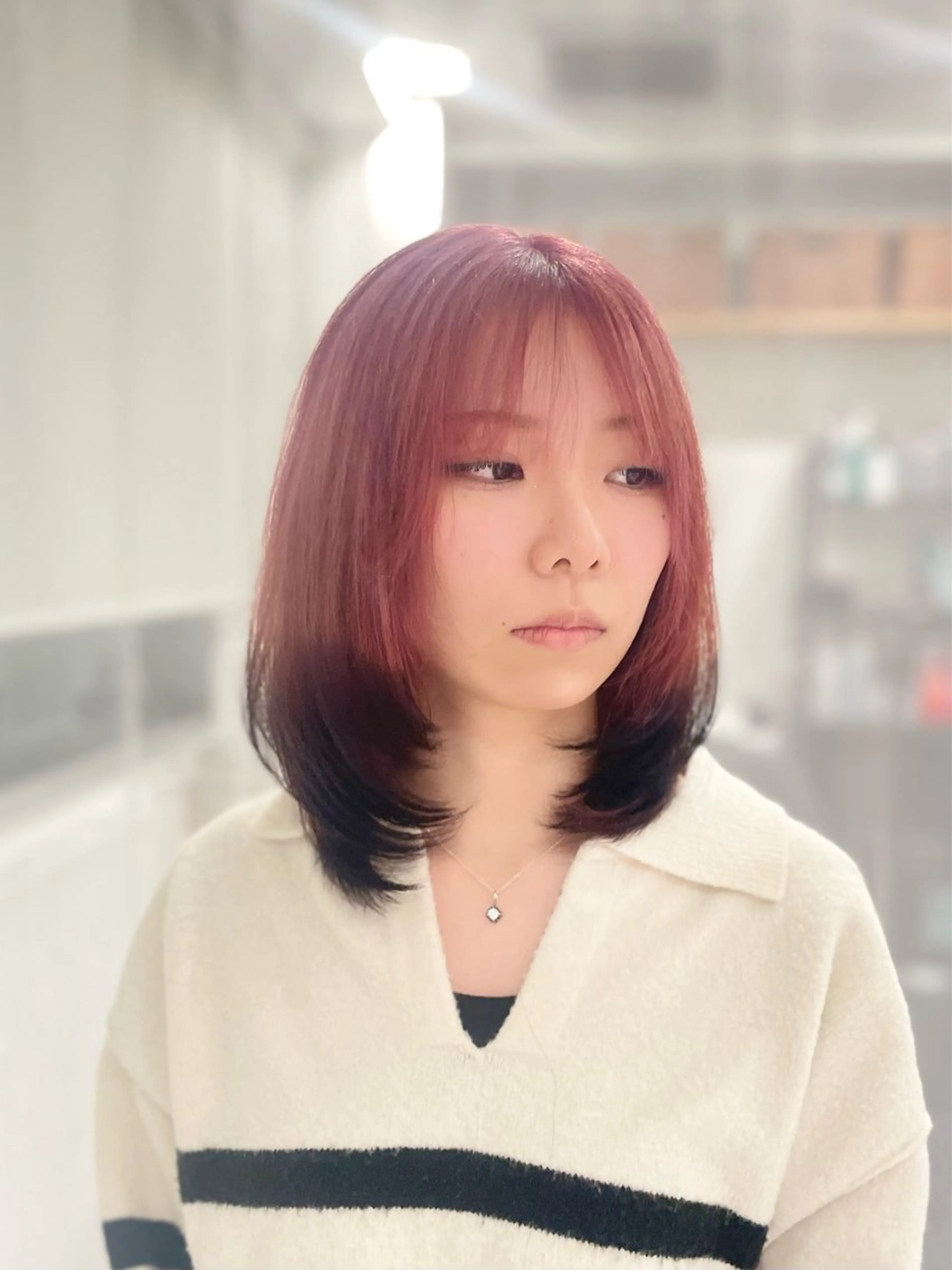 ミディアム カラー ヘアカラー トリートメント GaKu/ハイトーン /ブリーチ/ブロンドのヘアスタイル