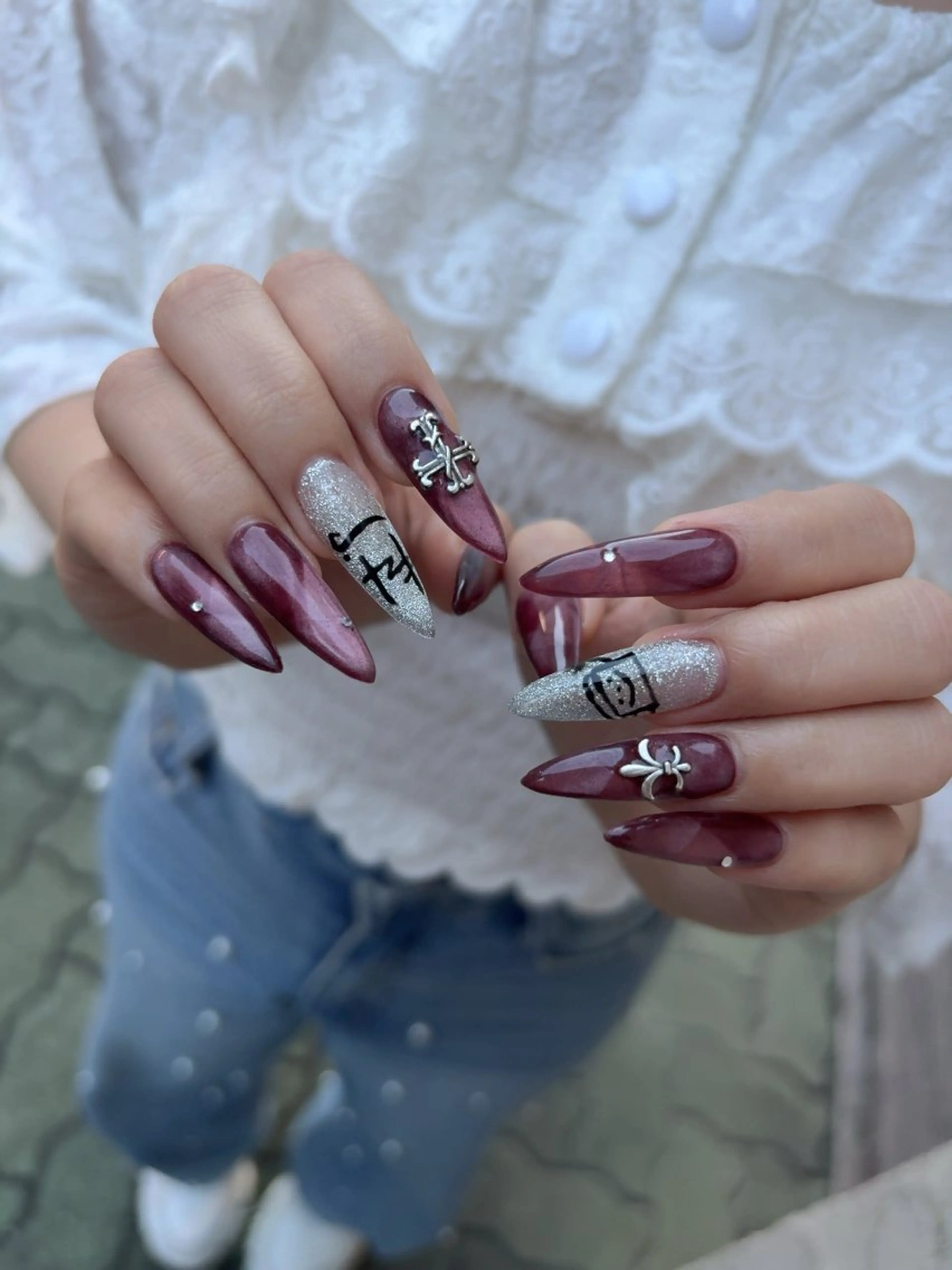 ネイル マグネットネイル ハンドネイル ハンドケア laviebelle norikoのネイルデザイン