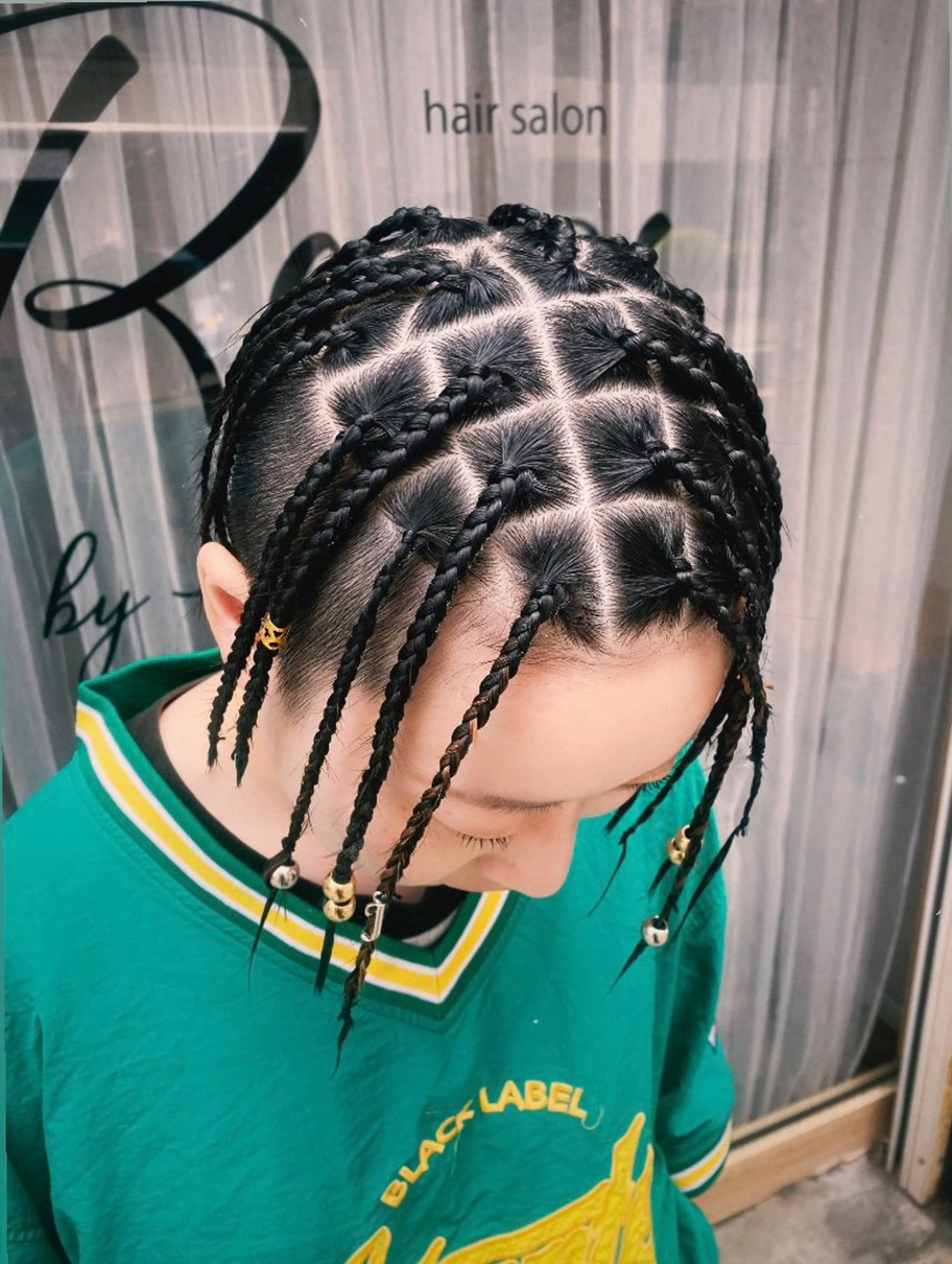 ショート ヘアアレンジ ショートヘア ヘアセット Repos by moi所属・RINA/特殊ヘア/ 高発色ワンカラーのヘアスタイル