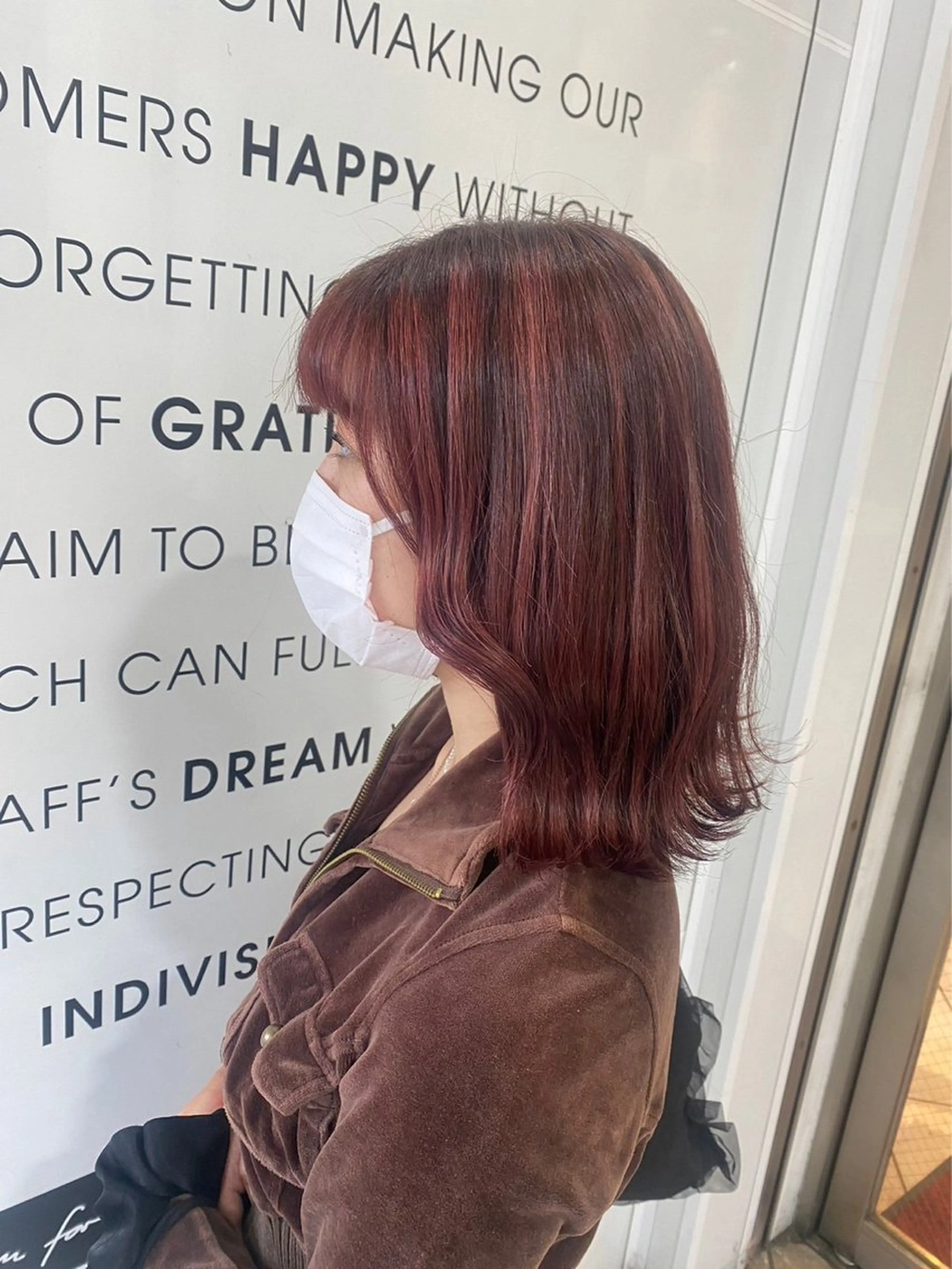 カラー AXIS 相模原店所属・うる艶＆縮毛矯正 ⟡.·小林理菜⟡.·のヘアスタイル