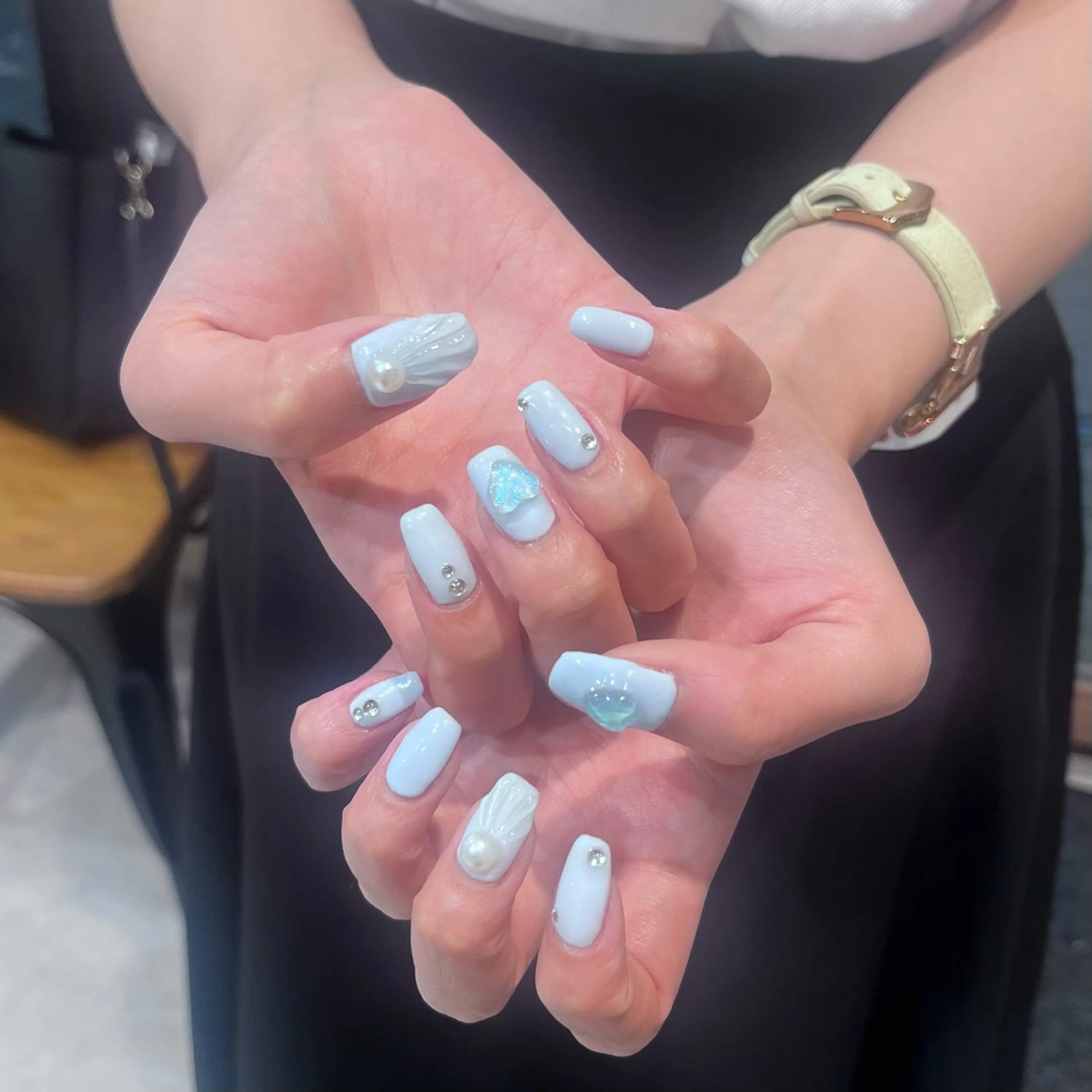 ネイル ハンドネイル 🩶レイナ🩶 color/nailのヘアスタイル