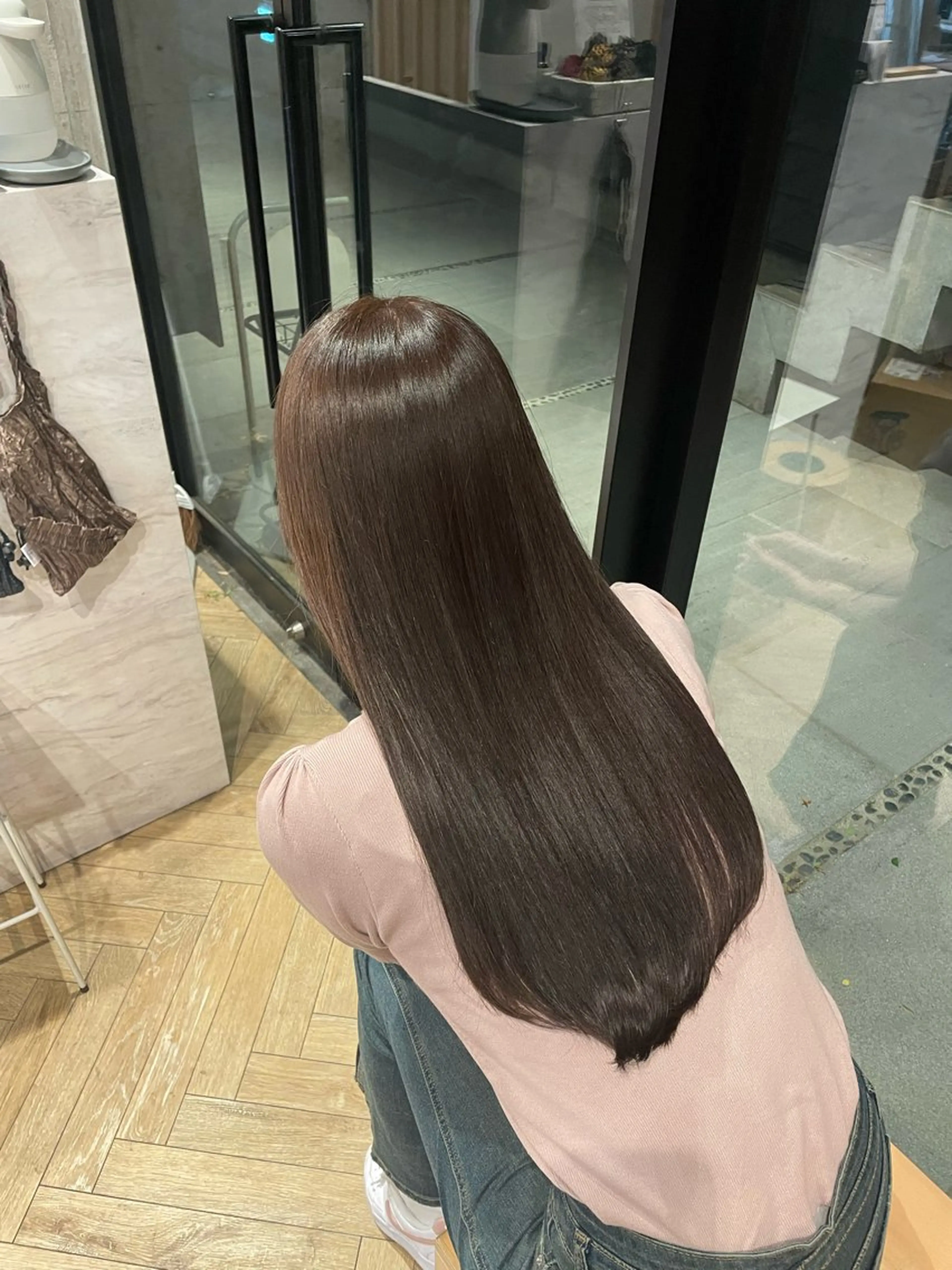 ロング カラー うる艶カラー/美髪 トリートメント/めいのヘアスタイル