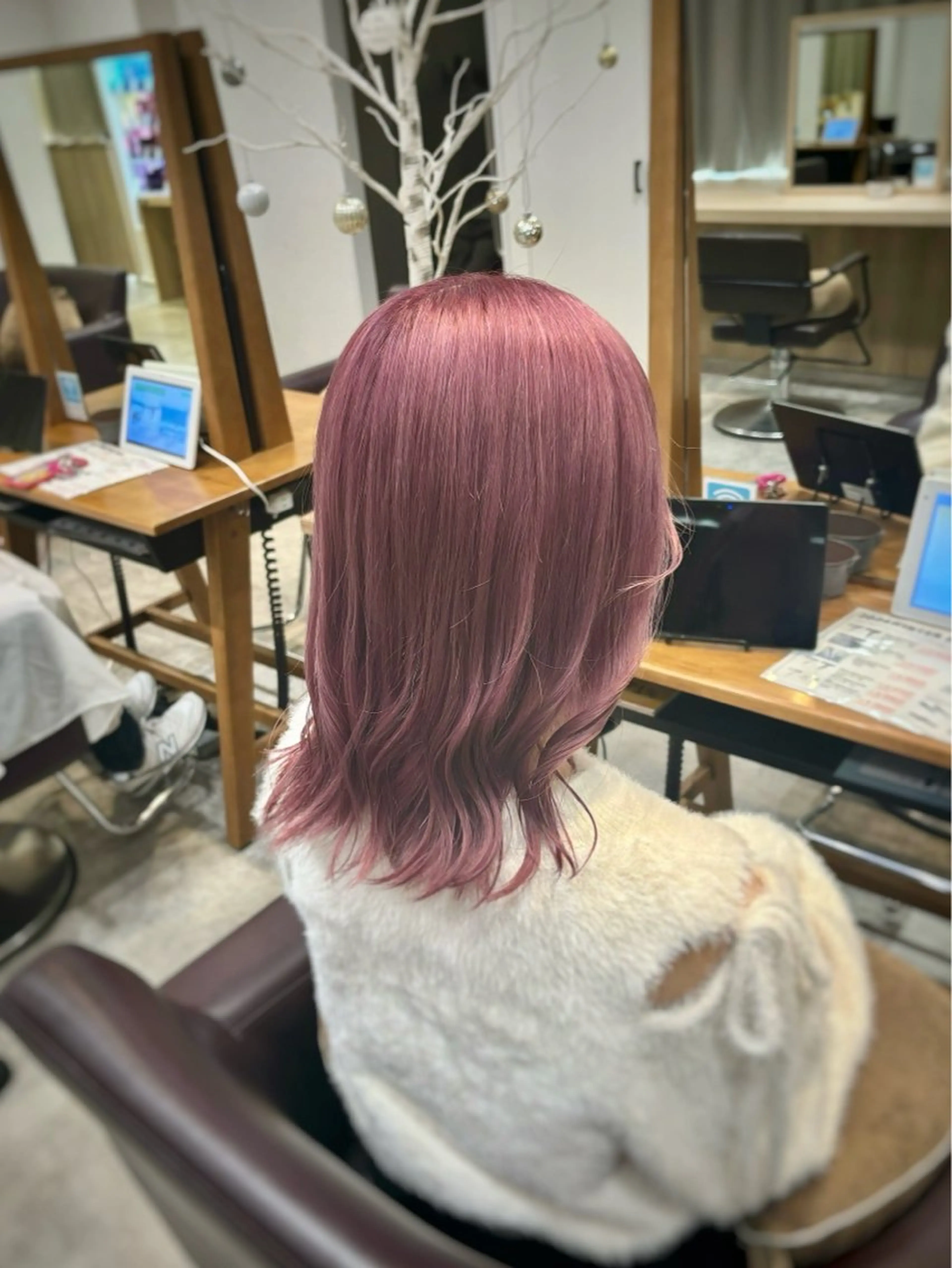 カラー ヘアカラー トリートメント ハイトーン/暖色/ ブリーチ/せいかのヘアスタイル